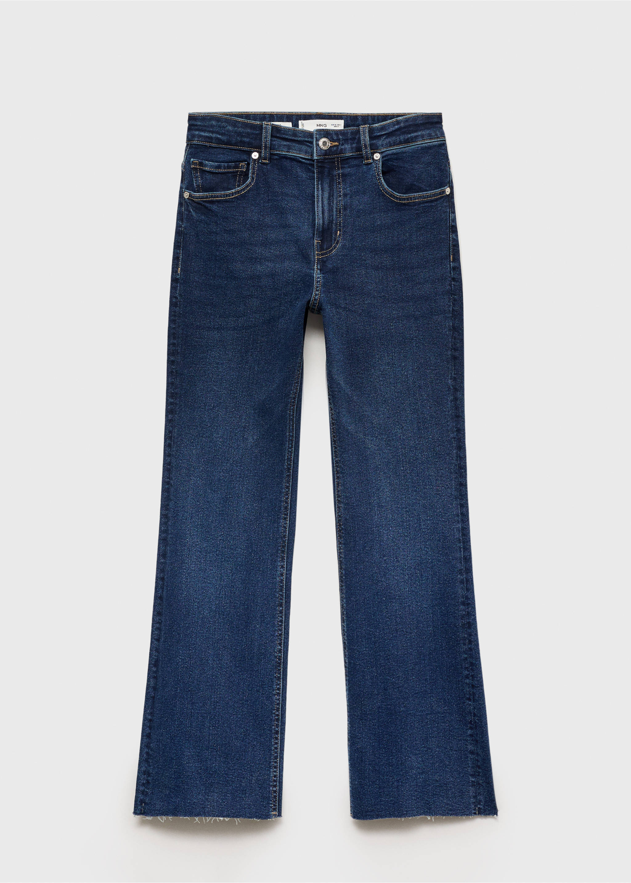 Sienna flared cropped jeans - Article without model, Dark Blue. Ref: 87010236-00.