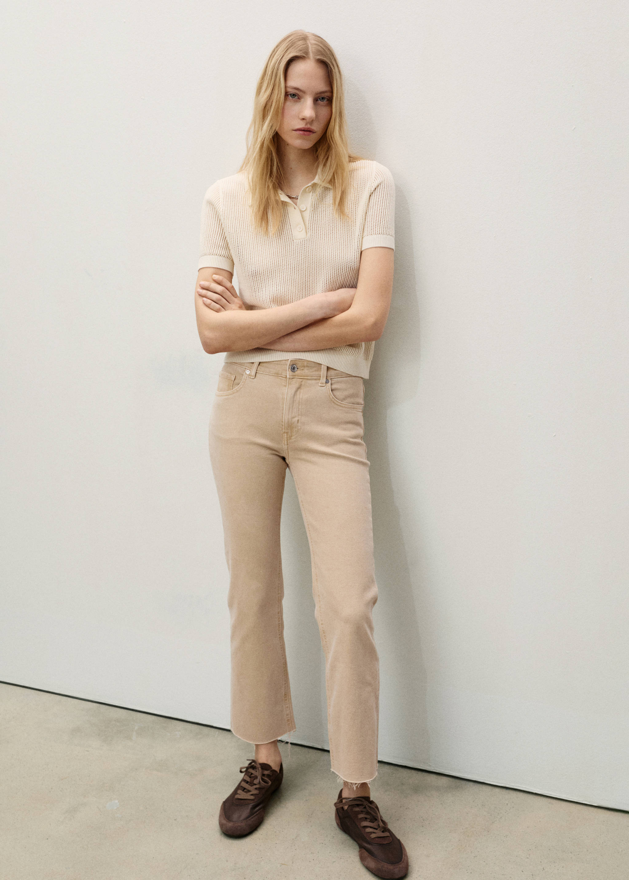 Flared-Crop-Jeans Sienna - Allgemeine Ansicht