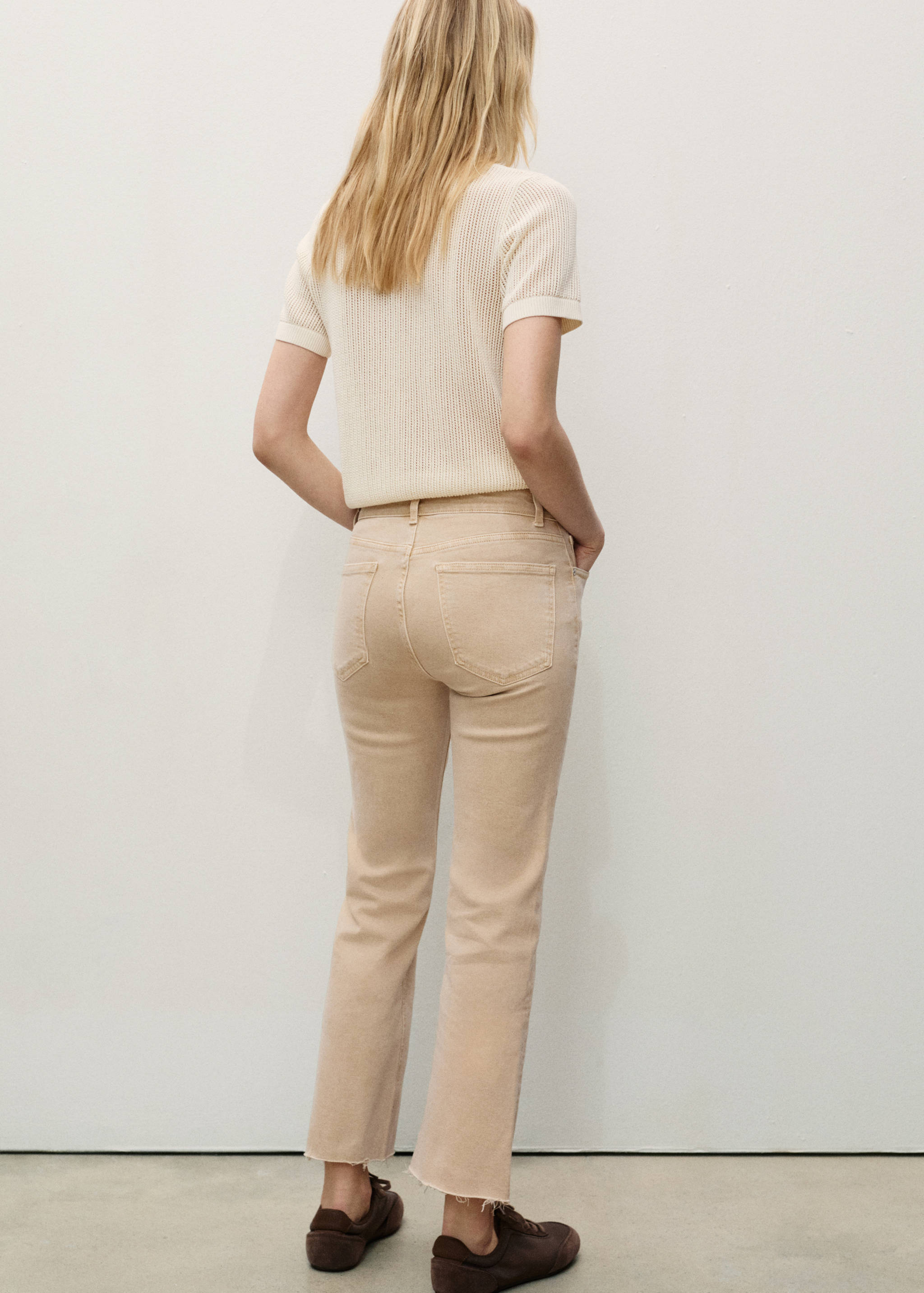 Flared-Crop-Jeans Sienna - Rückseite des Artikels