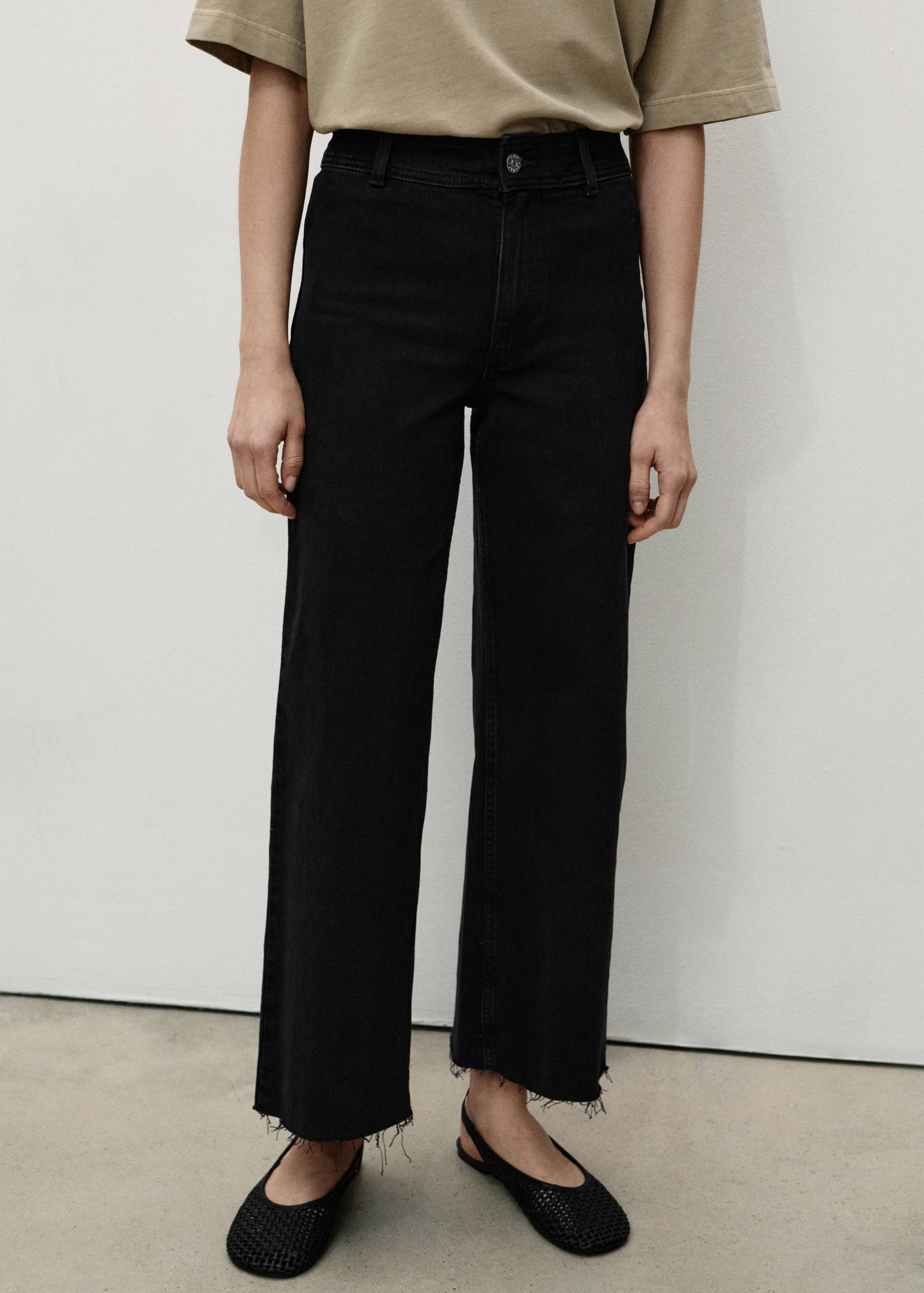 Catherin culotte high-rise jeans - Medium plane