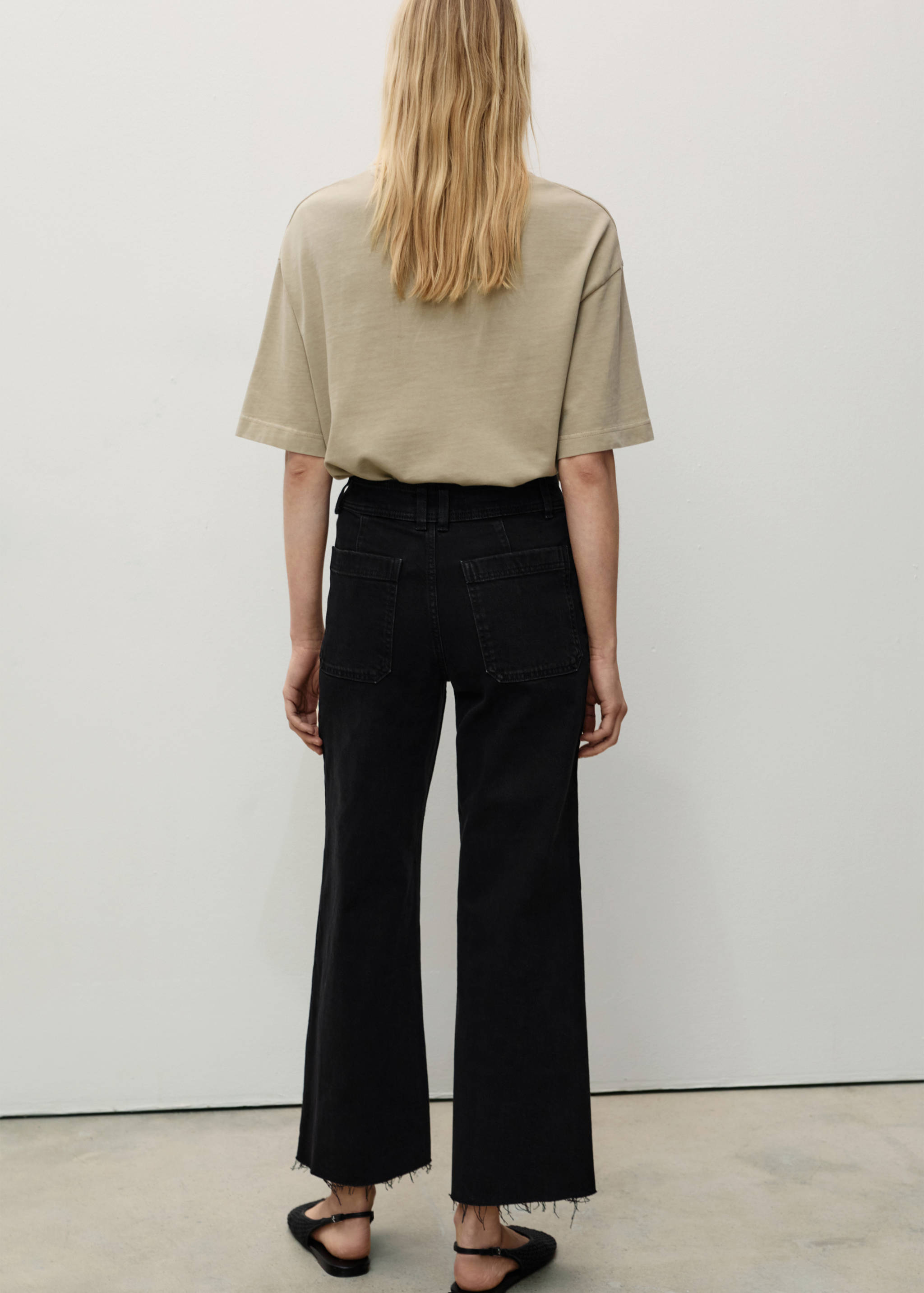 Catherin culotte high-rise jeans - Reverse of the article