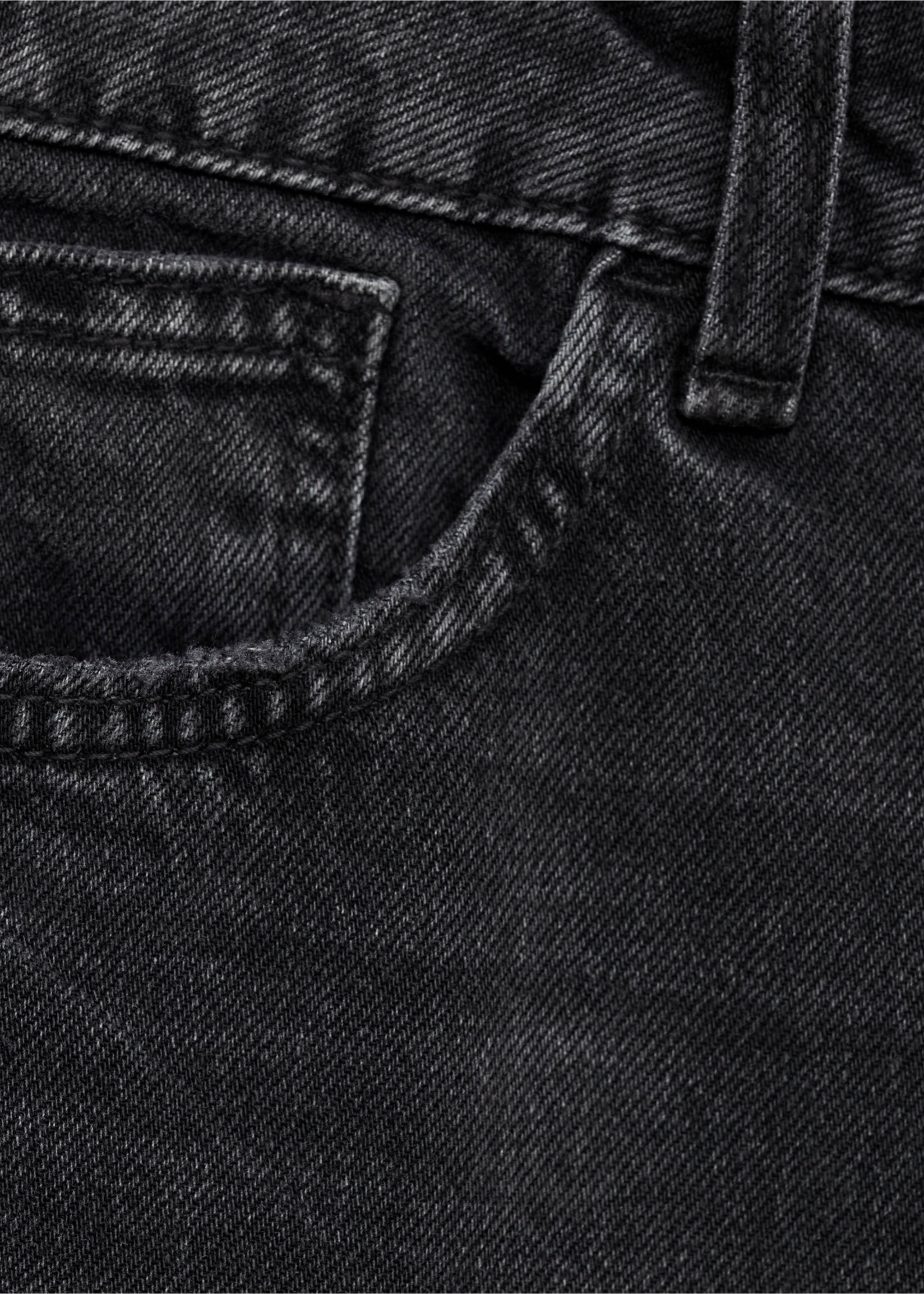 Jean Mom2000 mom taille haute - Détail de l'article 0, Black denim. Ref: 87010255-00.