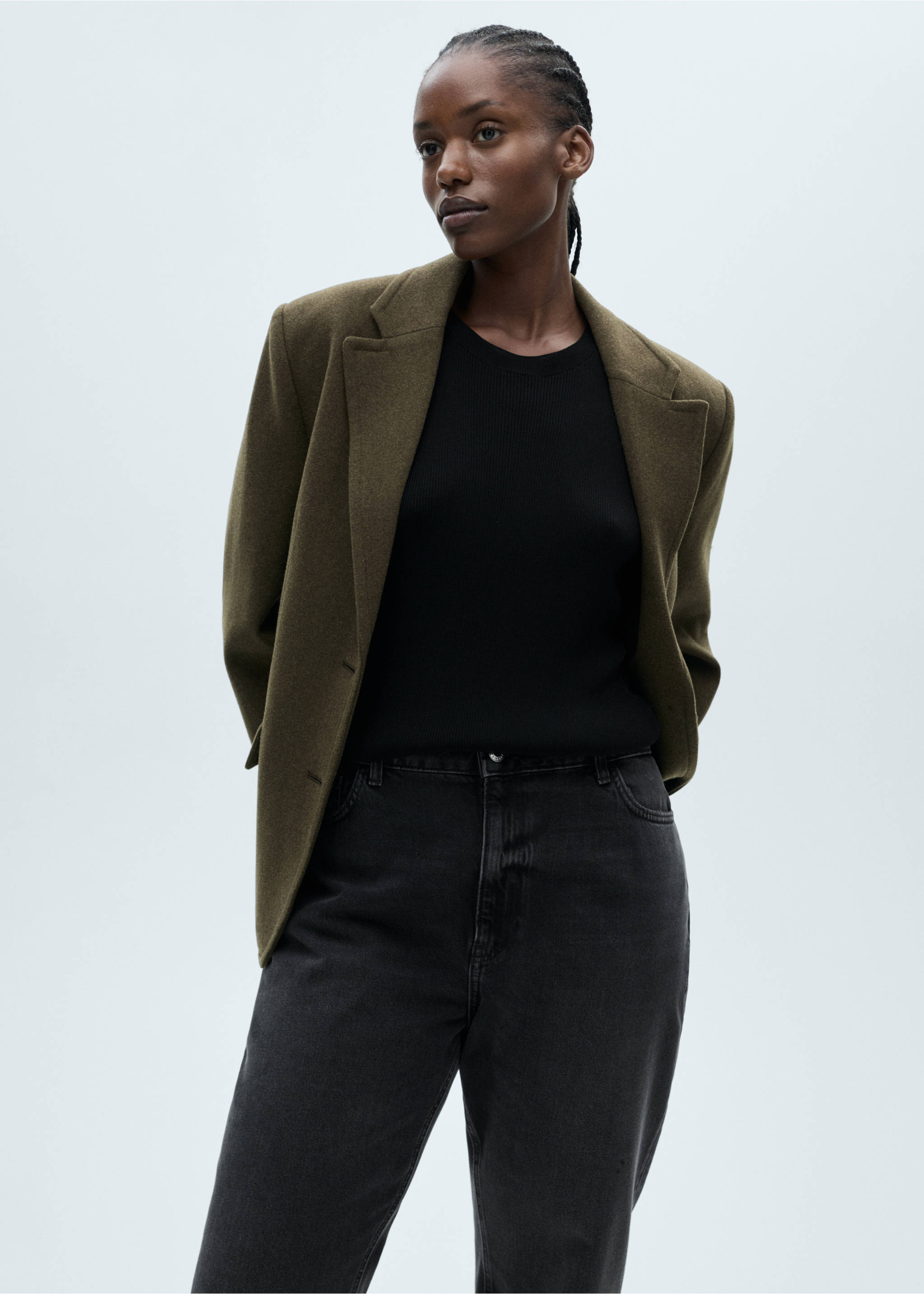 Jean Mom2000 mom taille haute - Détail de l'article 5, Black denim. Ref: 87010255-00.