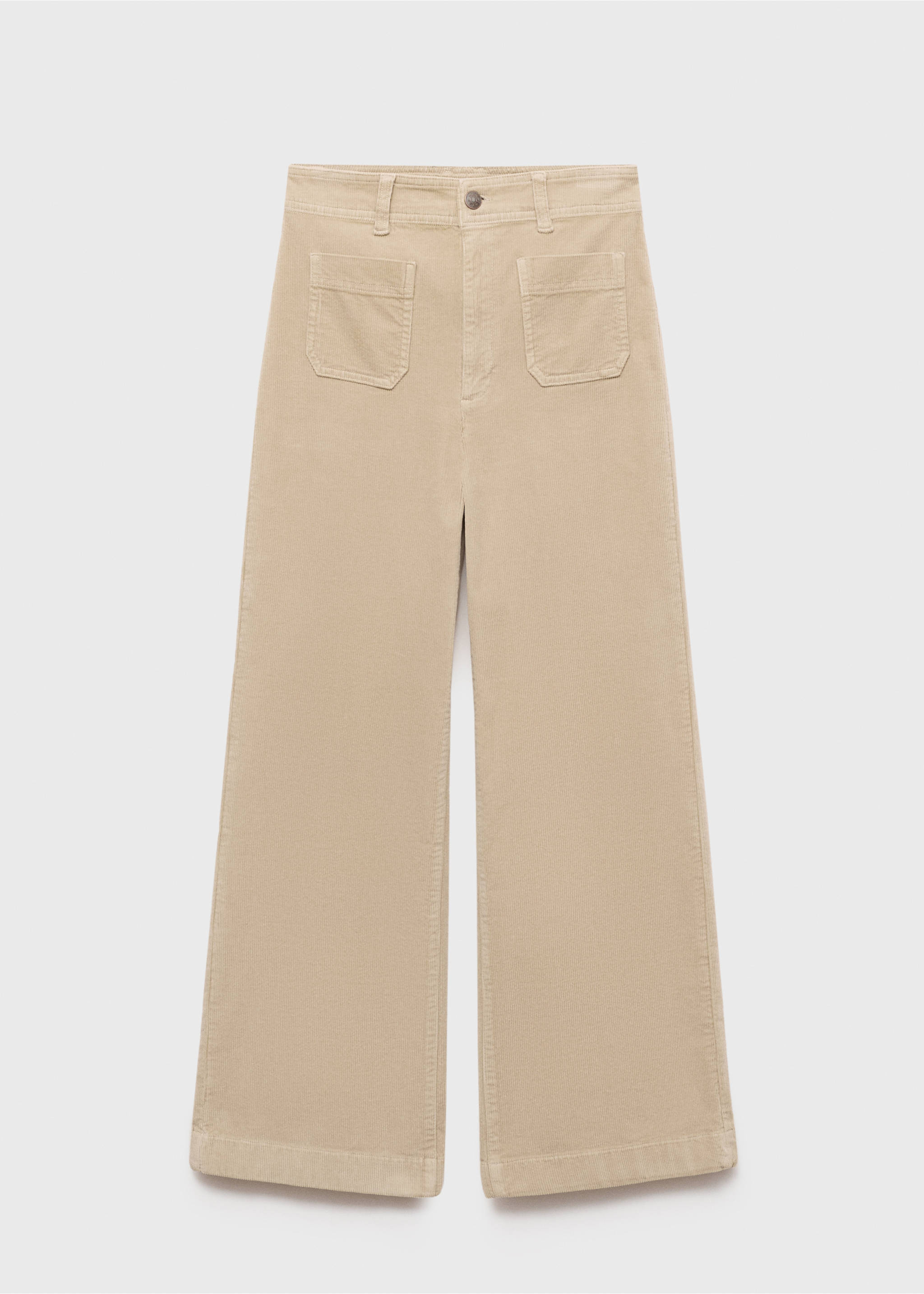Pantaloni Catherin culotte velluto a coste - Articolo senza modello, Grezzo. Ref: 87010256-00.