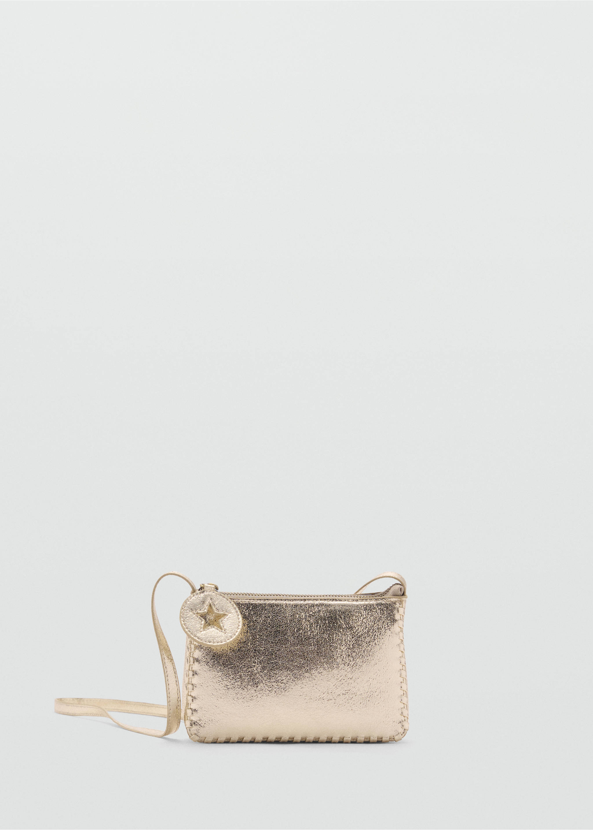 Metallic-effect bag - Article without model, Gold. Ref: 87010264-00.