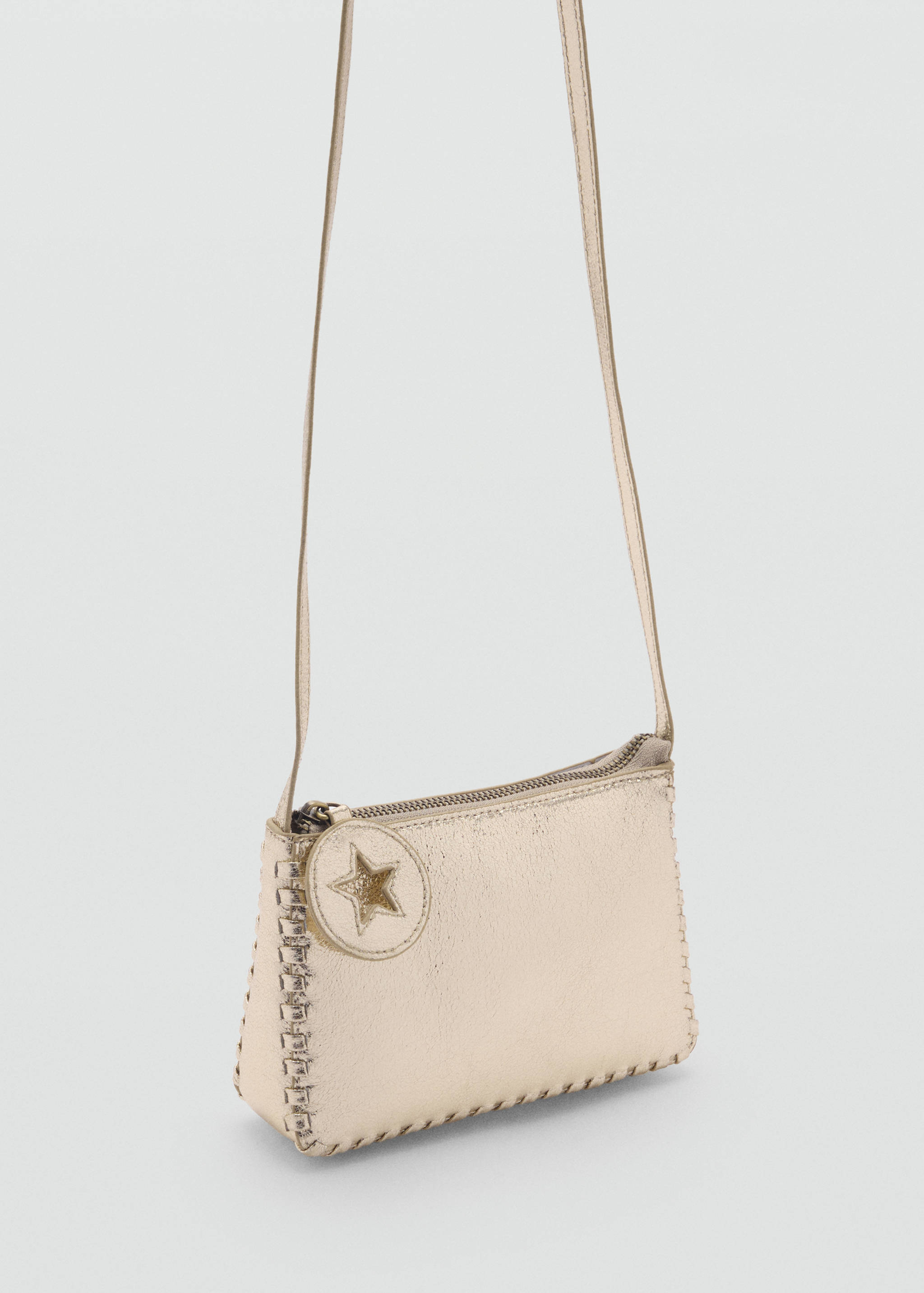 Metallic-effect bag - Medium plane