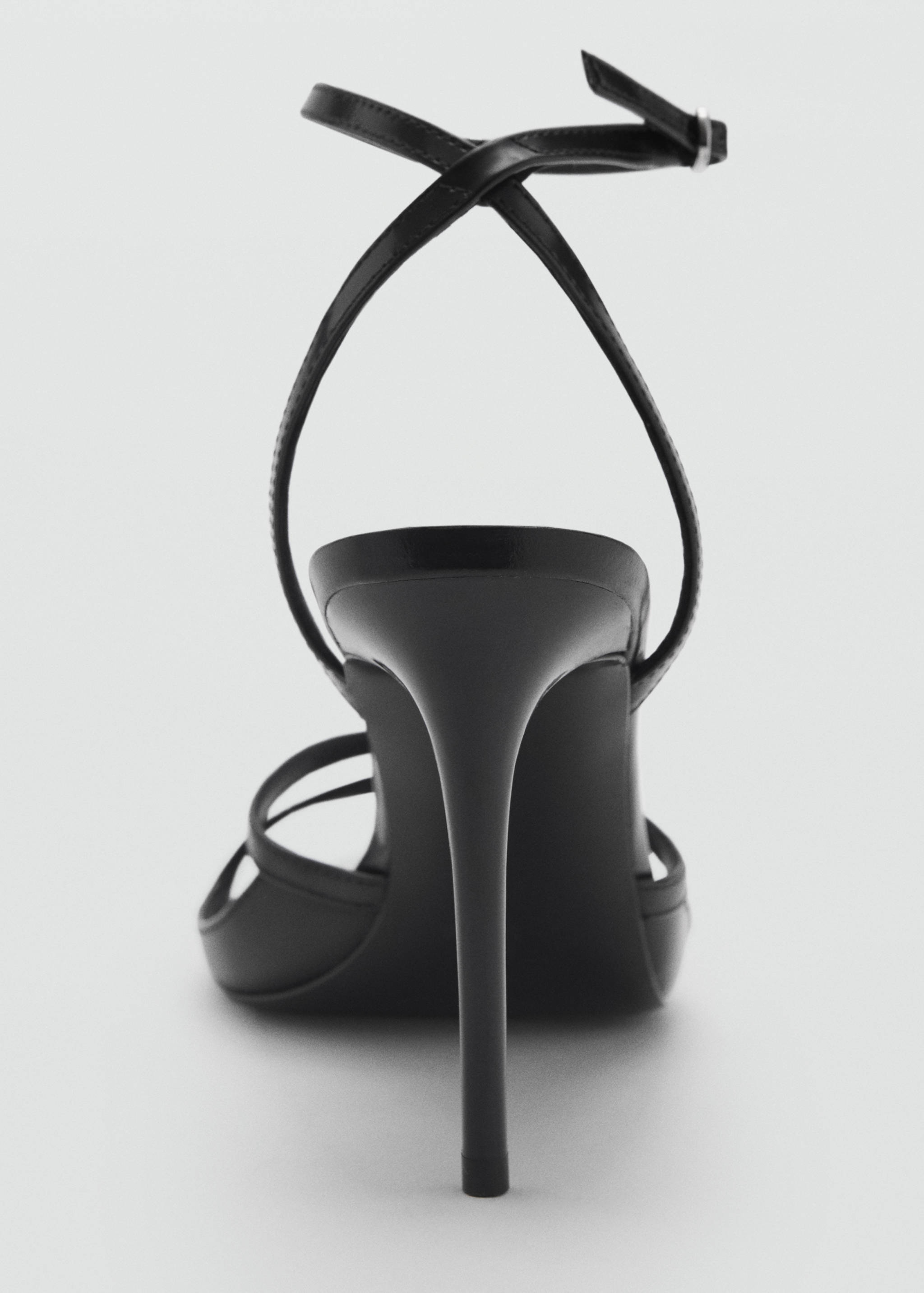 Ledersandalette mit Metallic-Spitze - Detail des Artikels 1