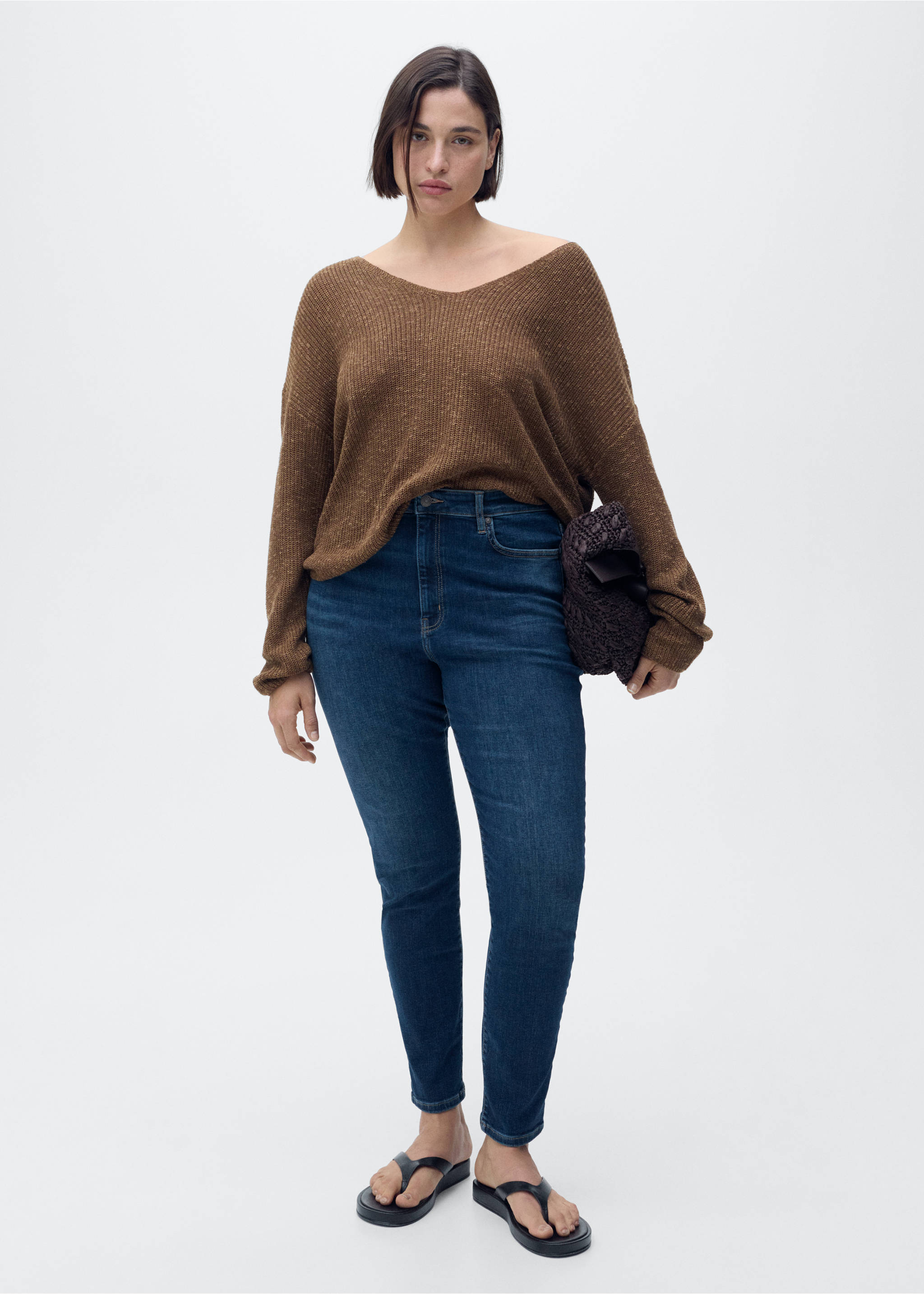 Texans skinny tir alt - Detall de l'article 3, Blau fosc. Ref: 87010284-00.