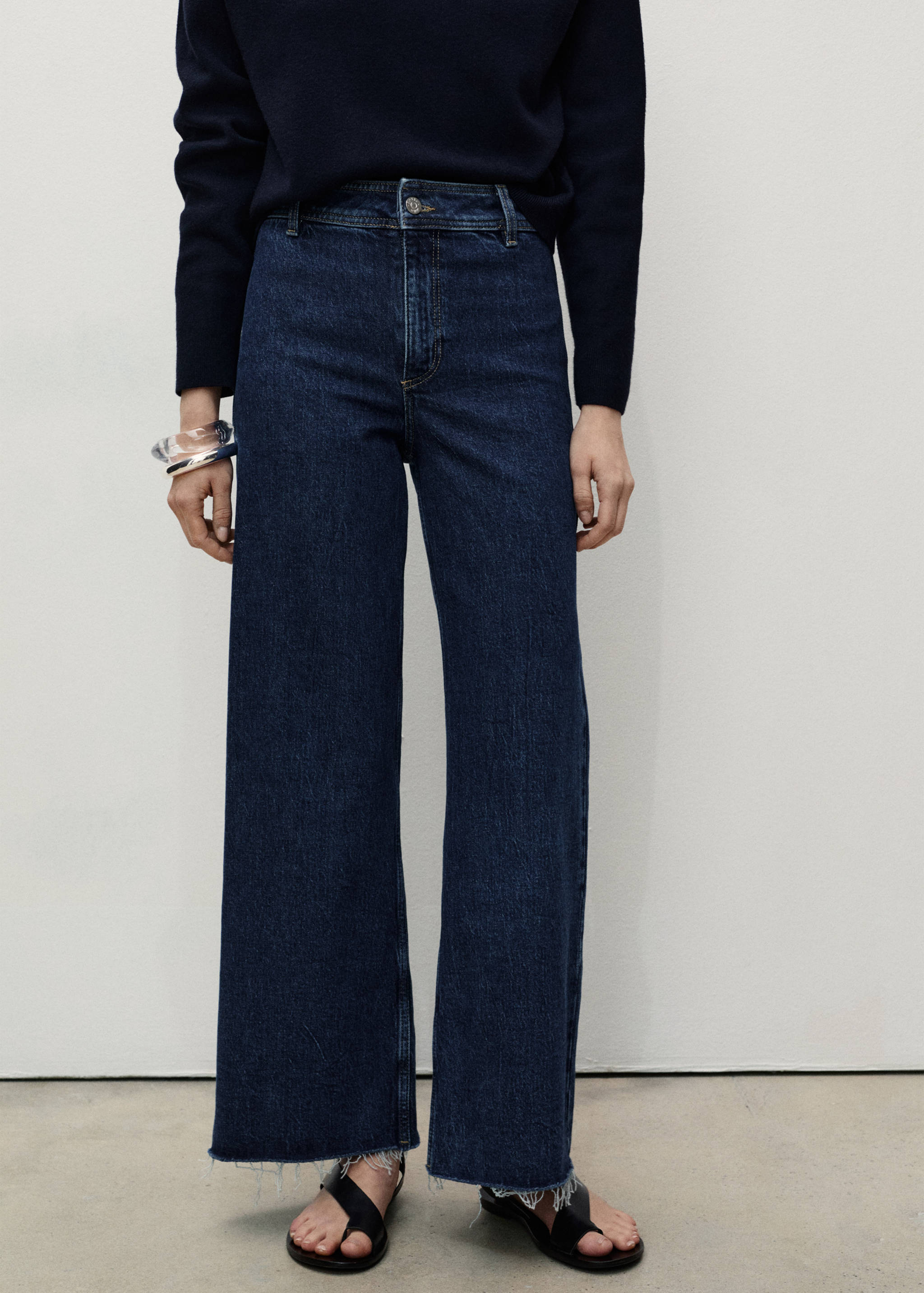 Catherin culotte high-rise jeans - Medium plane