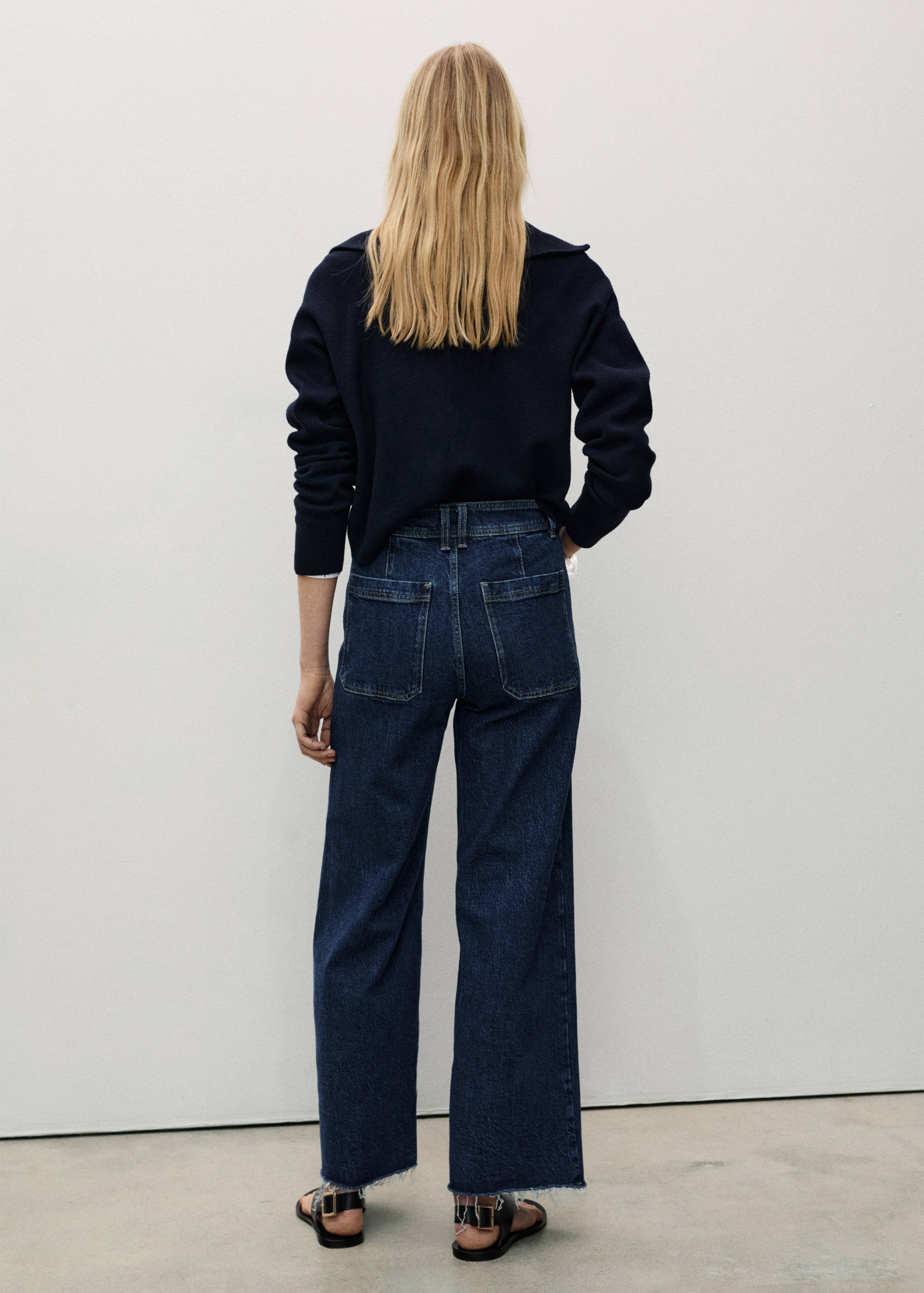 Catherin culotte high-rise jeans - Reverse of the article