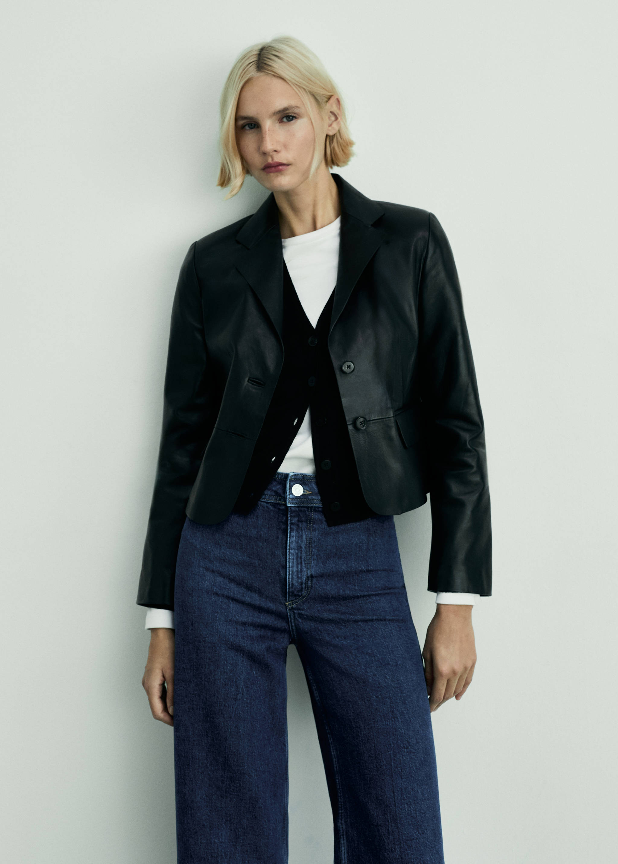 Jean style jupe-culotte Catherin taille haute - Détail de l'article 3