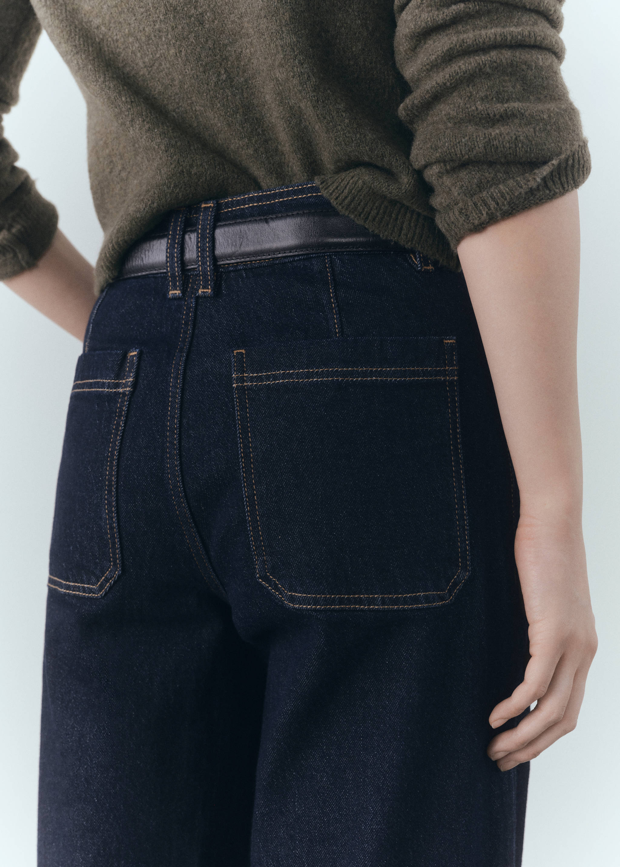 Jean Catherin style jupe-culotte rinse wash - Détail de l'article 3