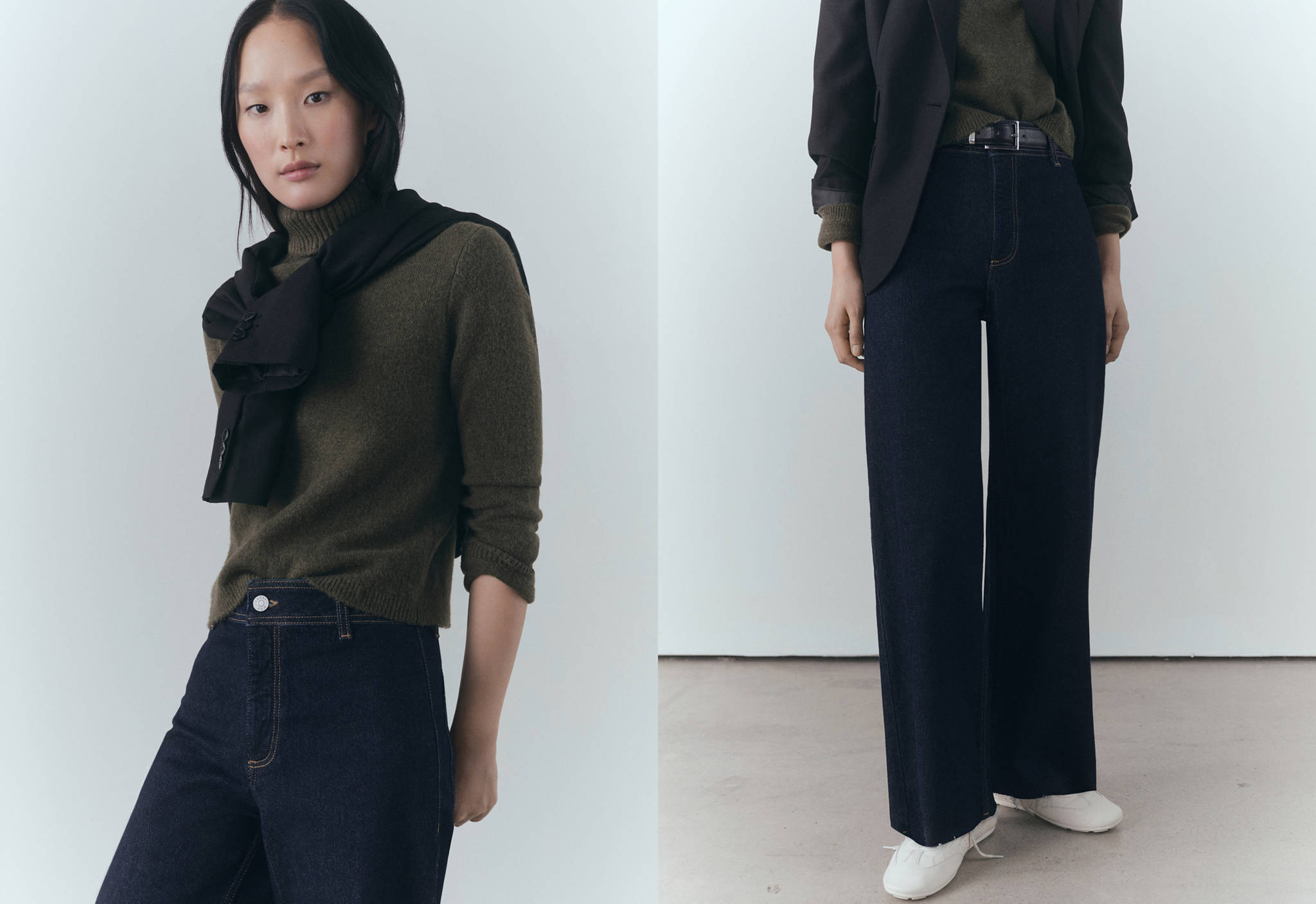 Jeans Catherin culotte rinse wash - Plano panorámico