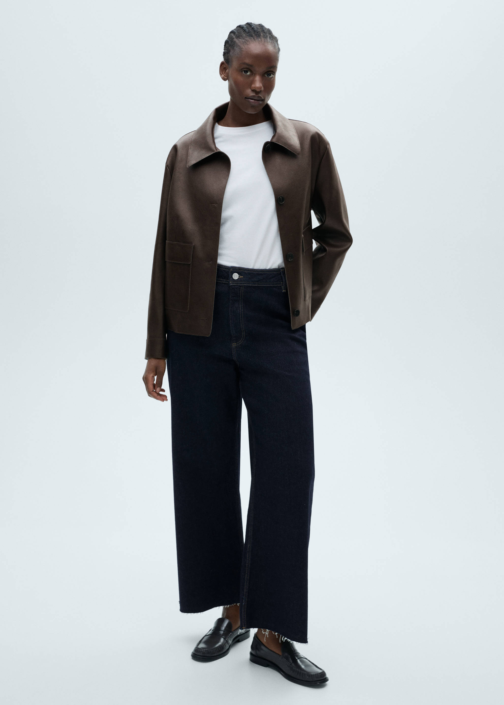 Catherin rinse-wash culotte jeans - Details of the article 3