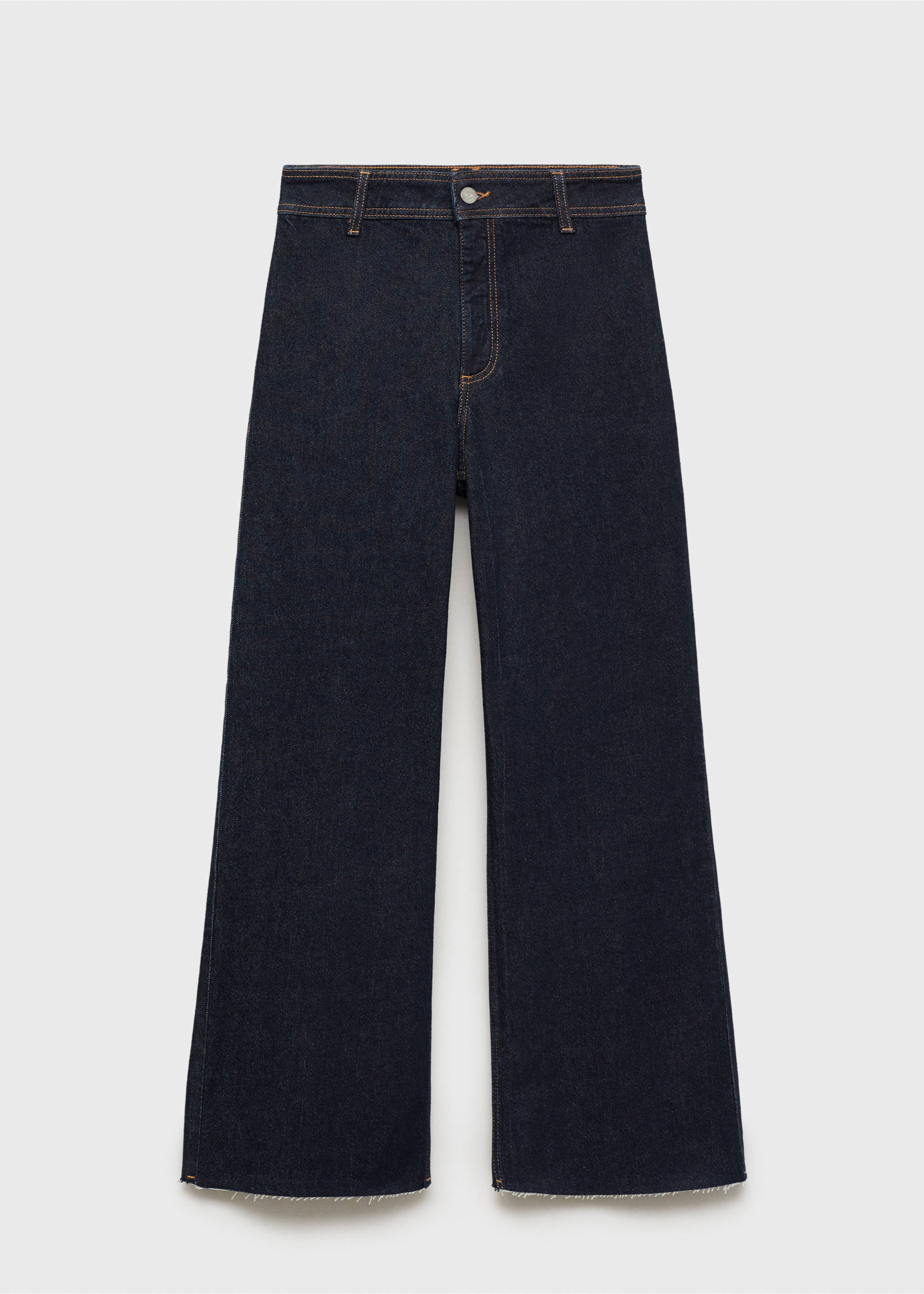 Catherin rinse-wash culotte jeans - Article without model, Open Blue. Ref: 87010287-00.