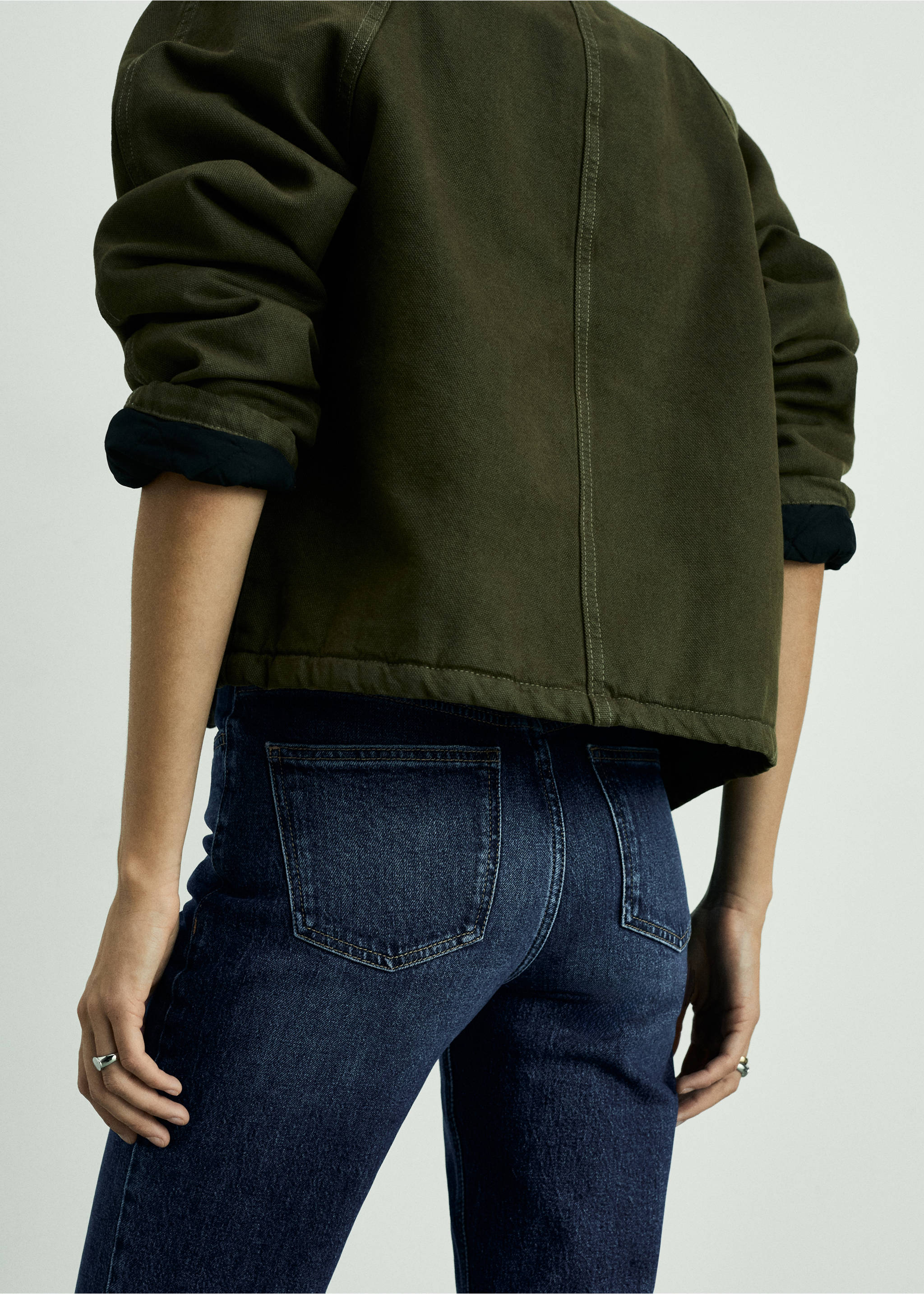 Jean Newmom confort taille haute - Détail de l'article 6, Bleu foncé. Ref: 87010289-00.