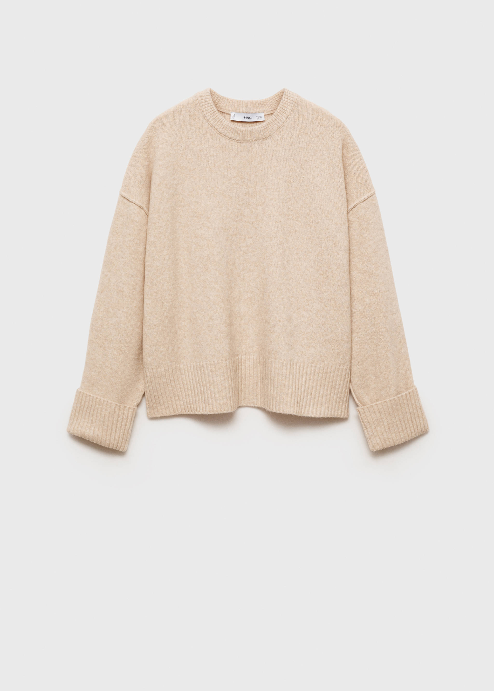 Rolled-up sleeves sweater - Article without model