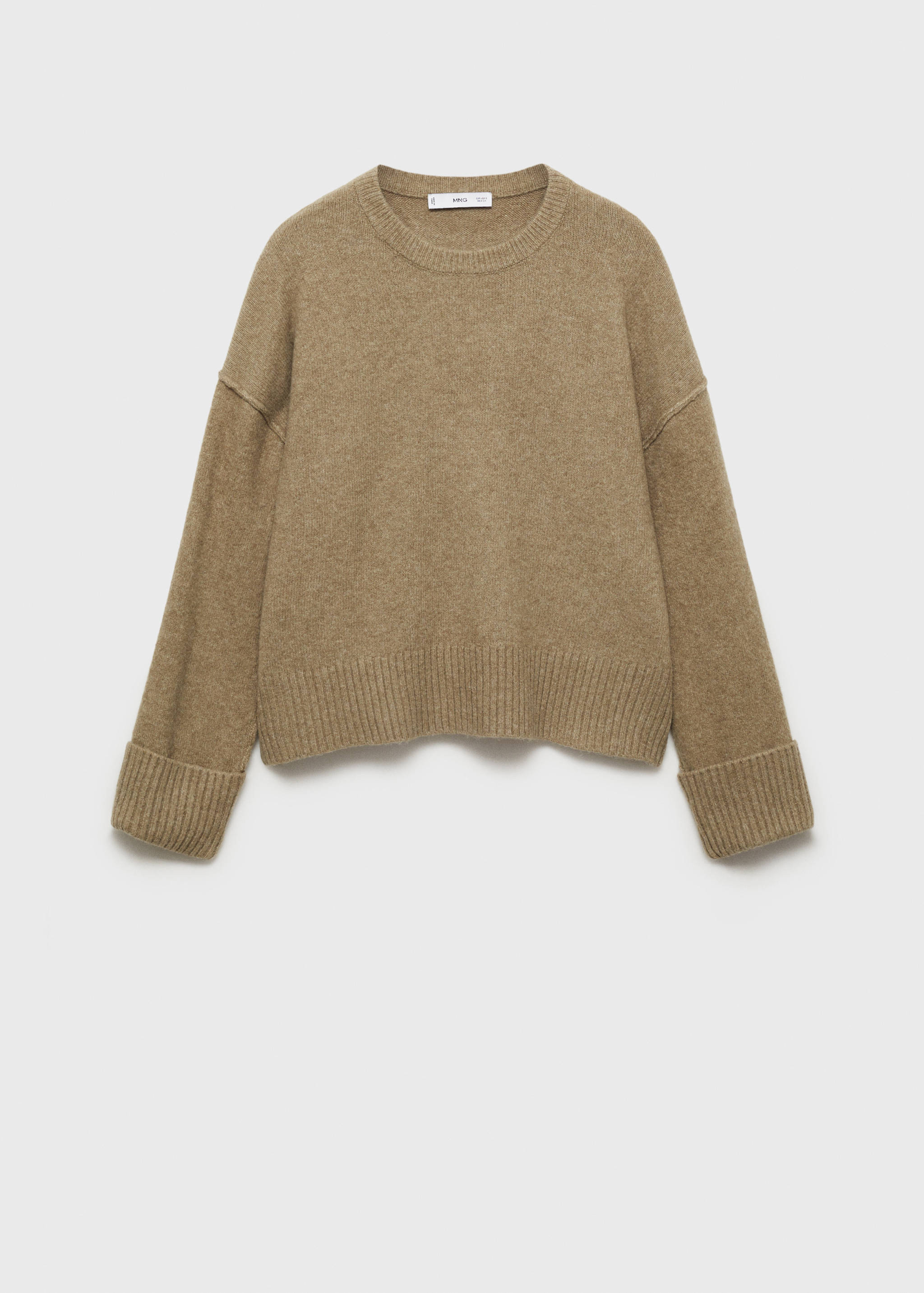 Rolled-up sleeves sweater - Article without model