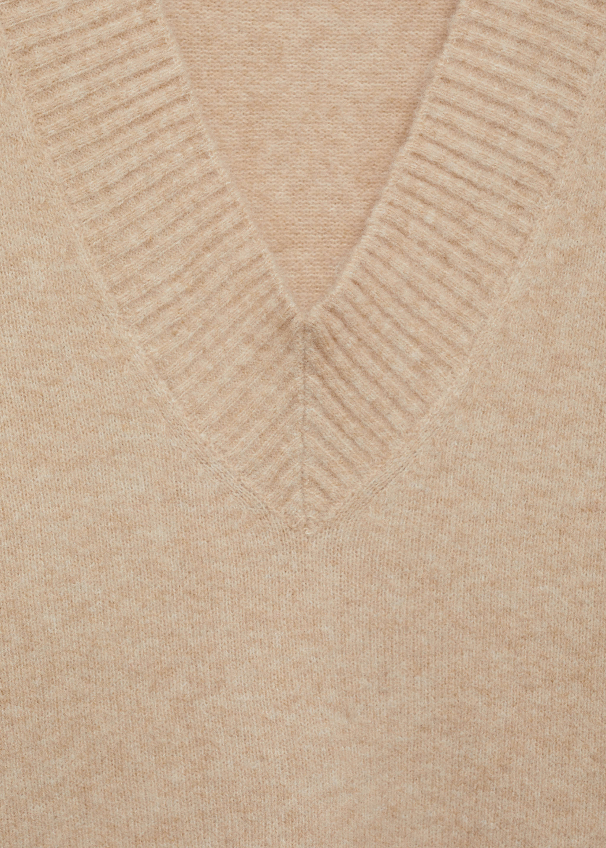 Oversized V-neck sweater - Details of the article 8