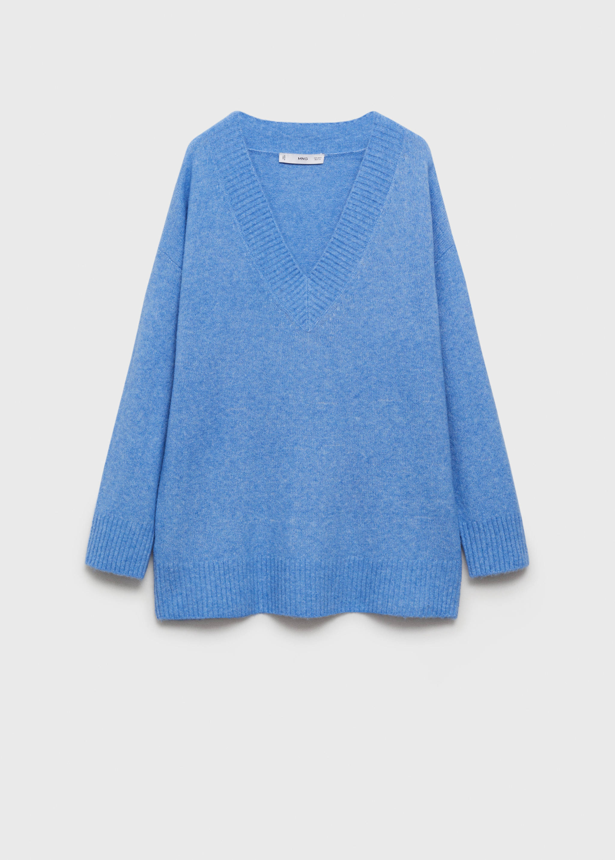 Oversized V-neck sweater - Article without model