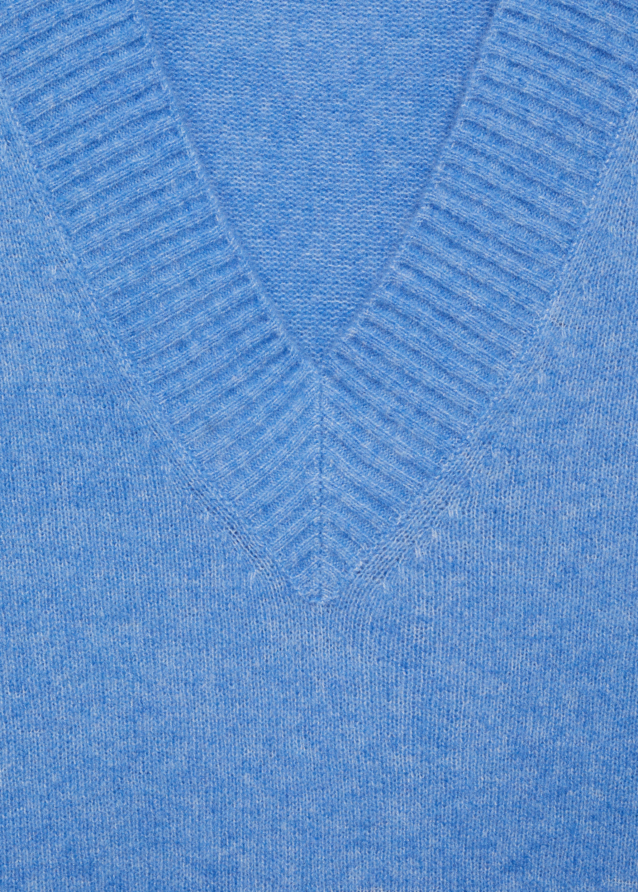 Oversized V-neck sweater - Details of the article 8