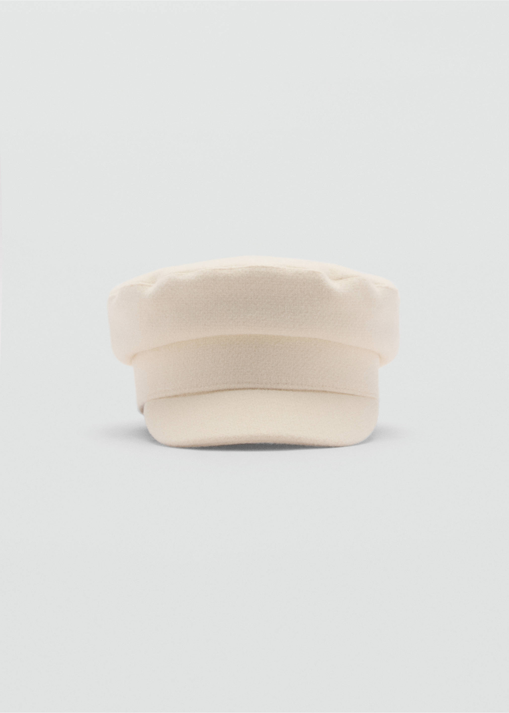 Plain baker cap - Medium plane, Ecru. Ref: 87010295-00.