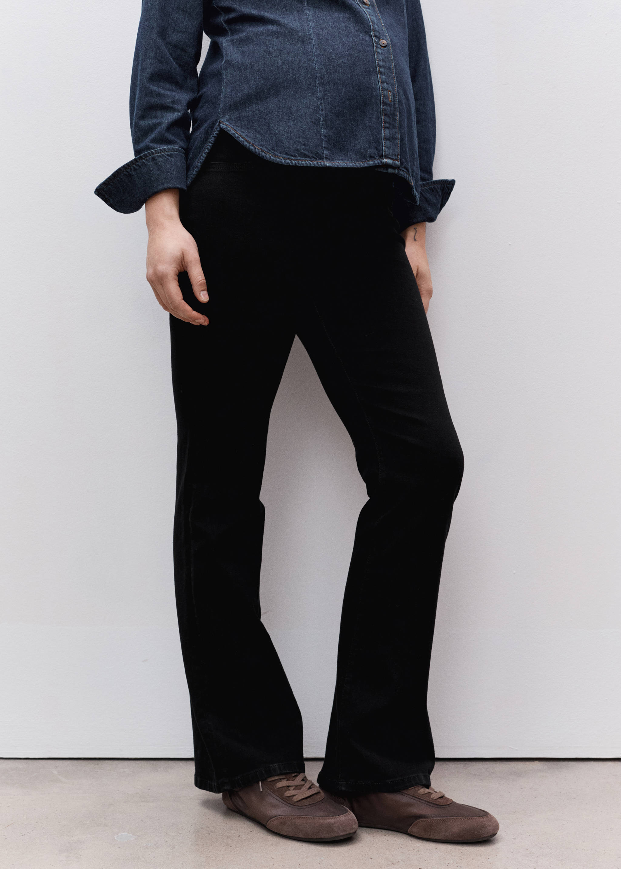 Maternity flared jeans - Medium plane