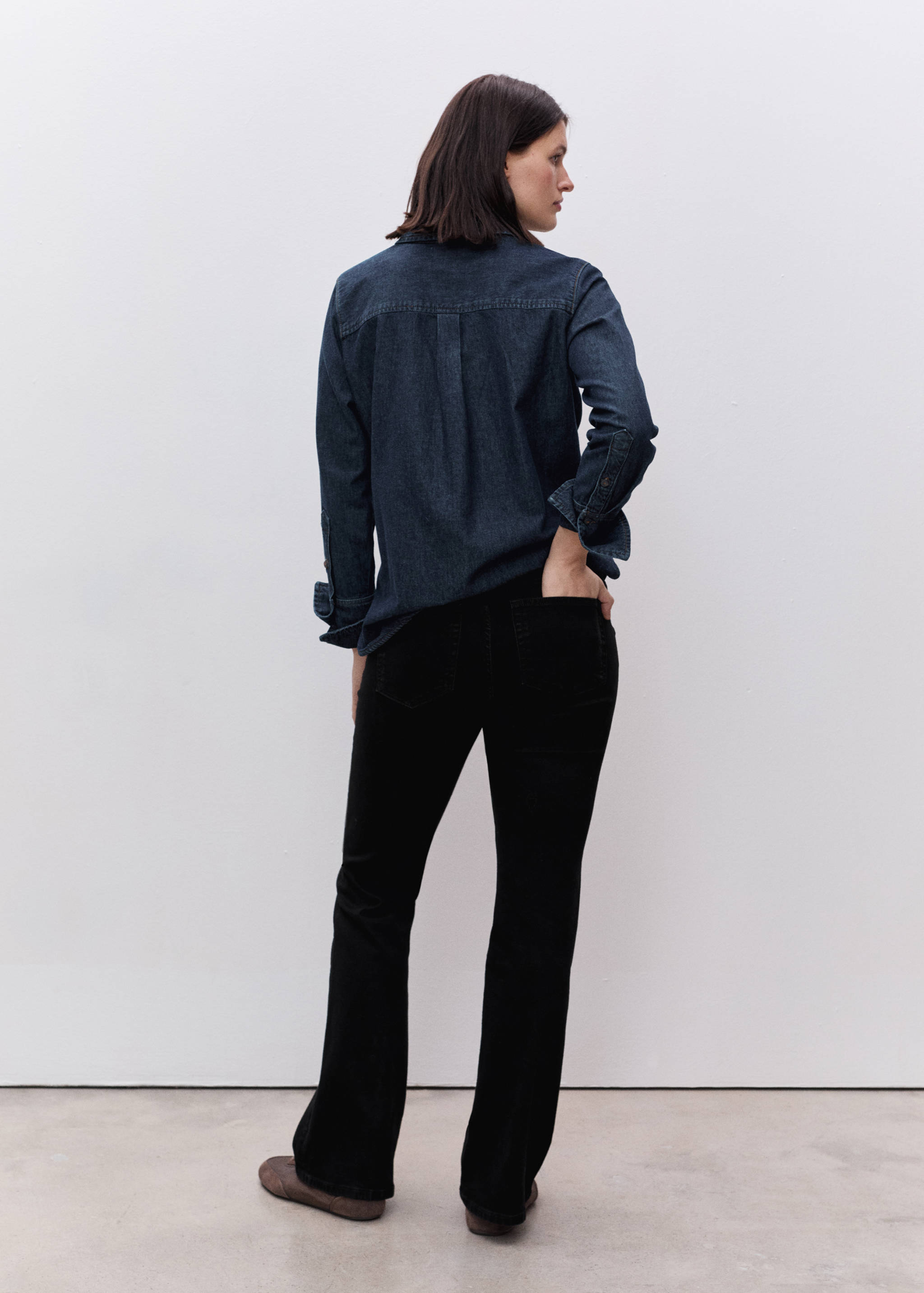 Maternity flared jeans - Reverse of the article