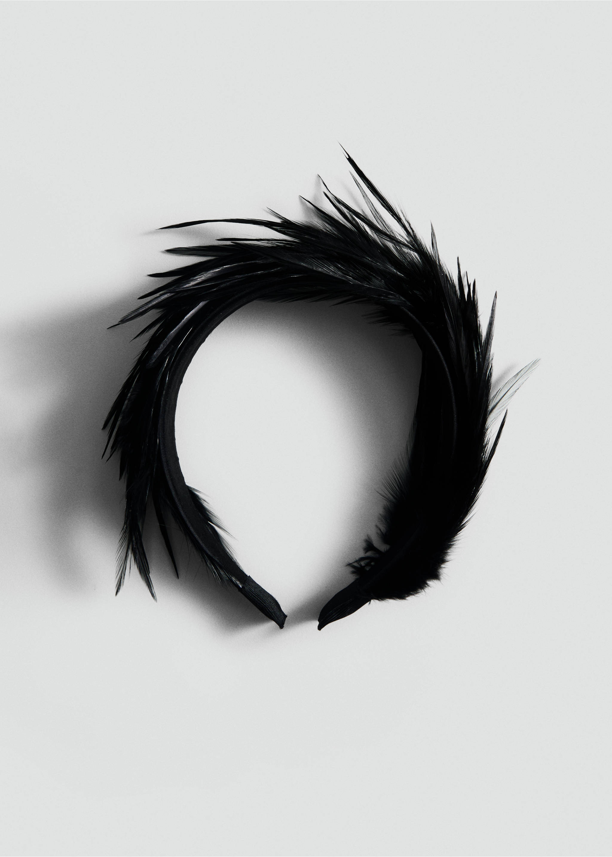 Bandolete com penas - Artigo sem modelo, Preto. Ref: 87010299-00.