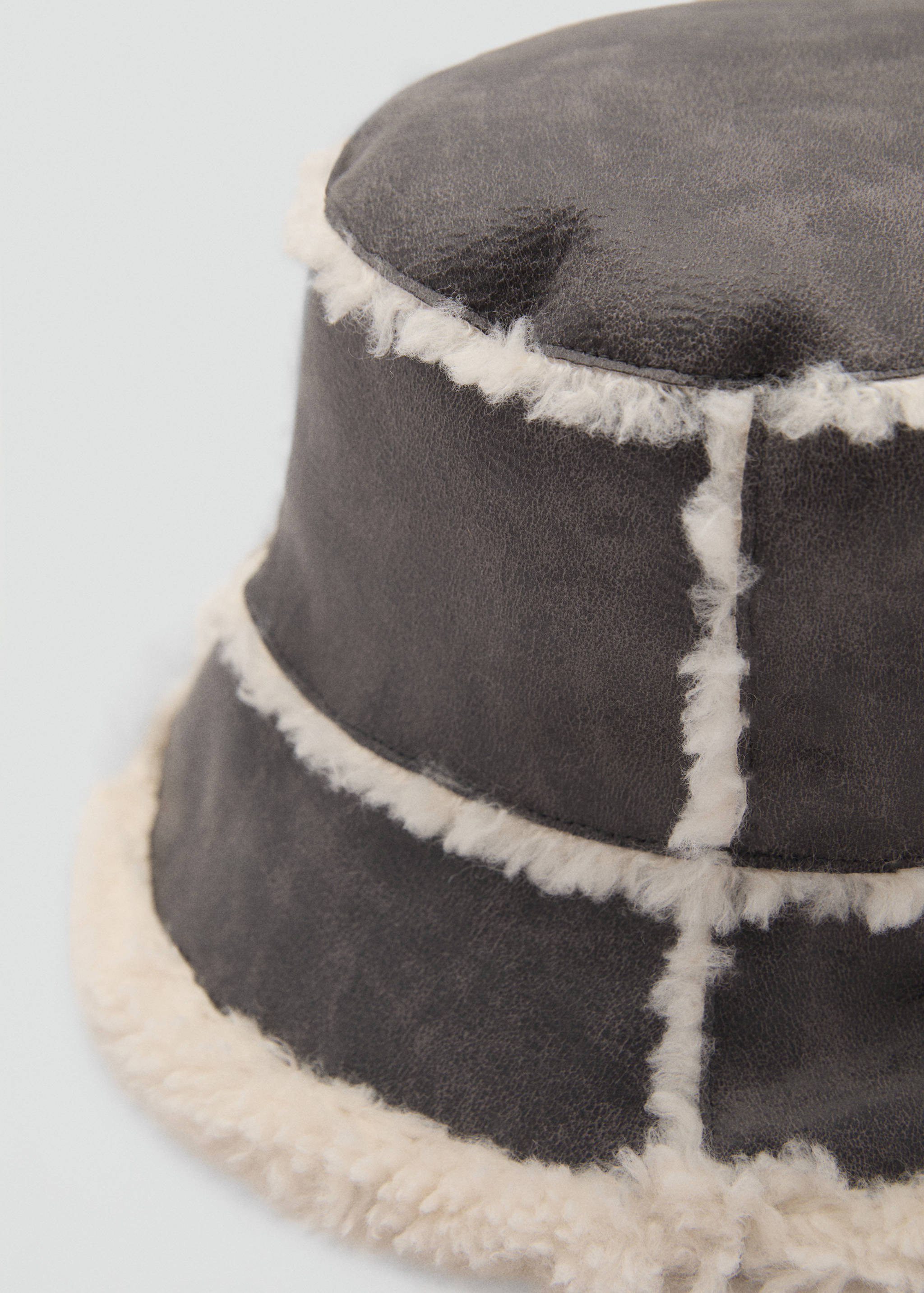 Shearling bucket hat - Medium plane