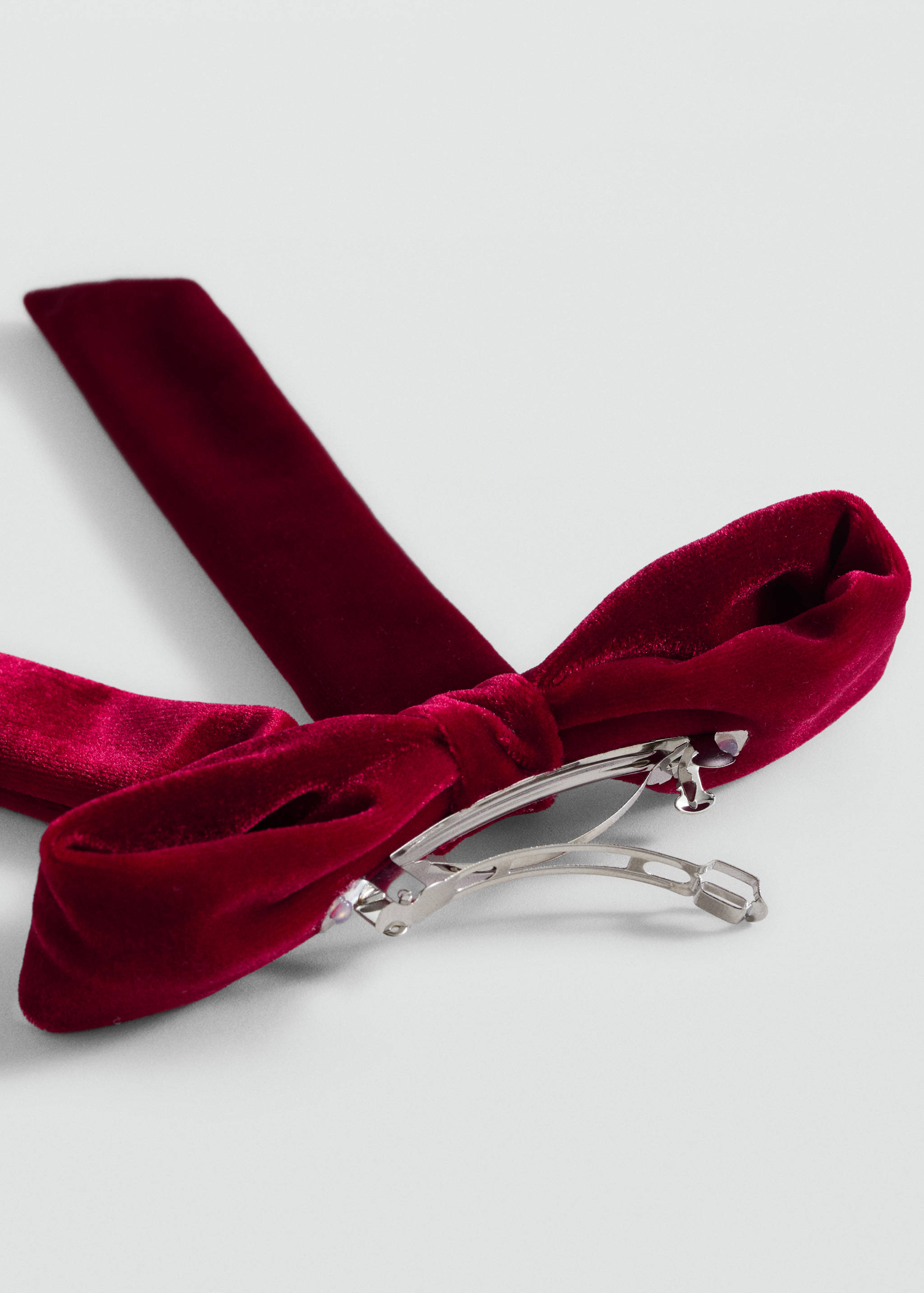 Pasador lazo terciopelo - Plano medio