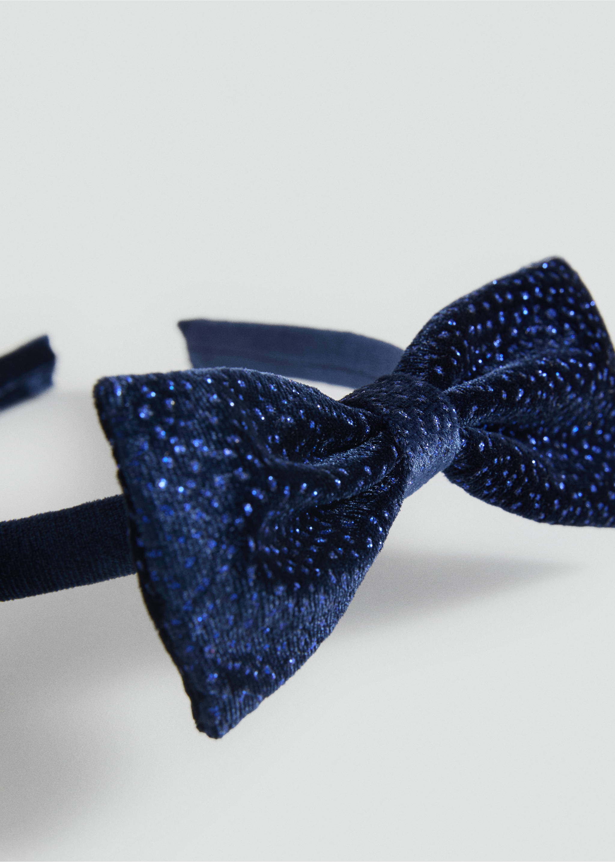 Bow hairband - Medium plane, Night Blue. Ref: 87010310-00.