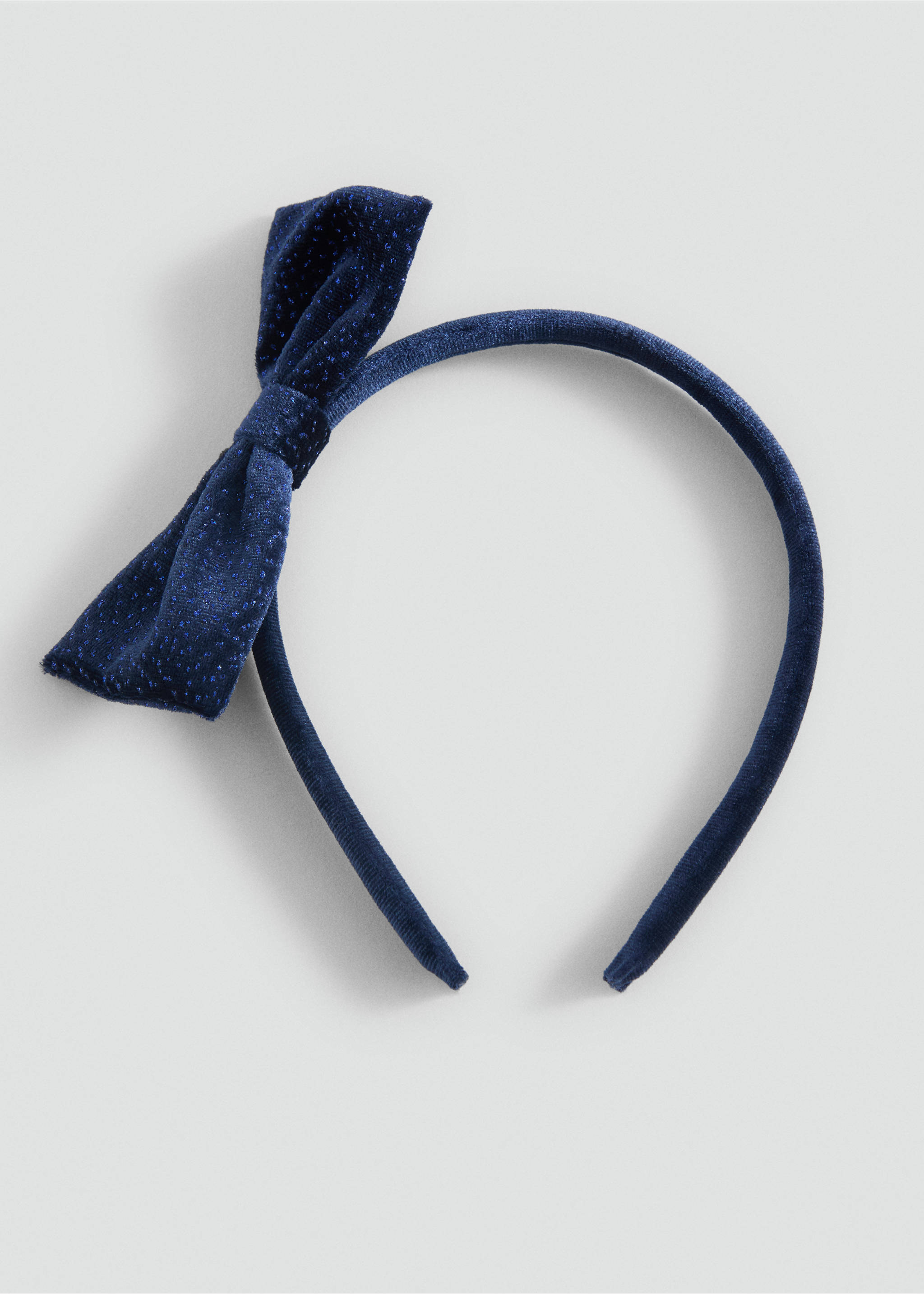 Bow hairband - Article without model, Night Blue. Ref: 87010310-00.