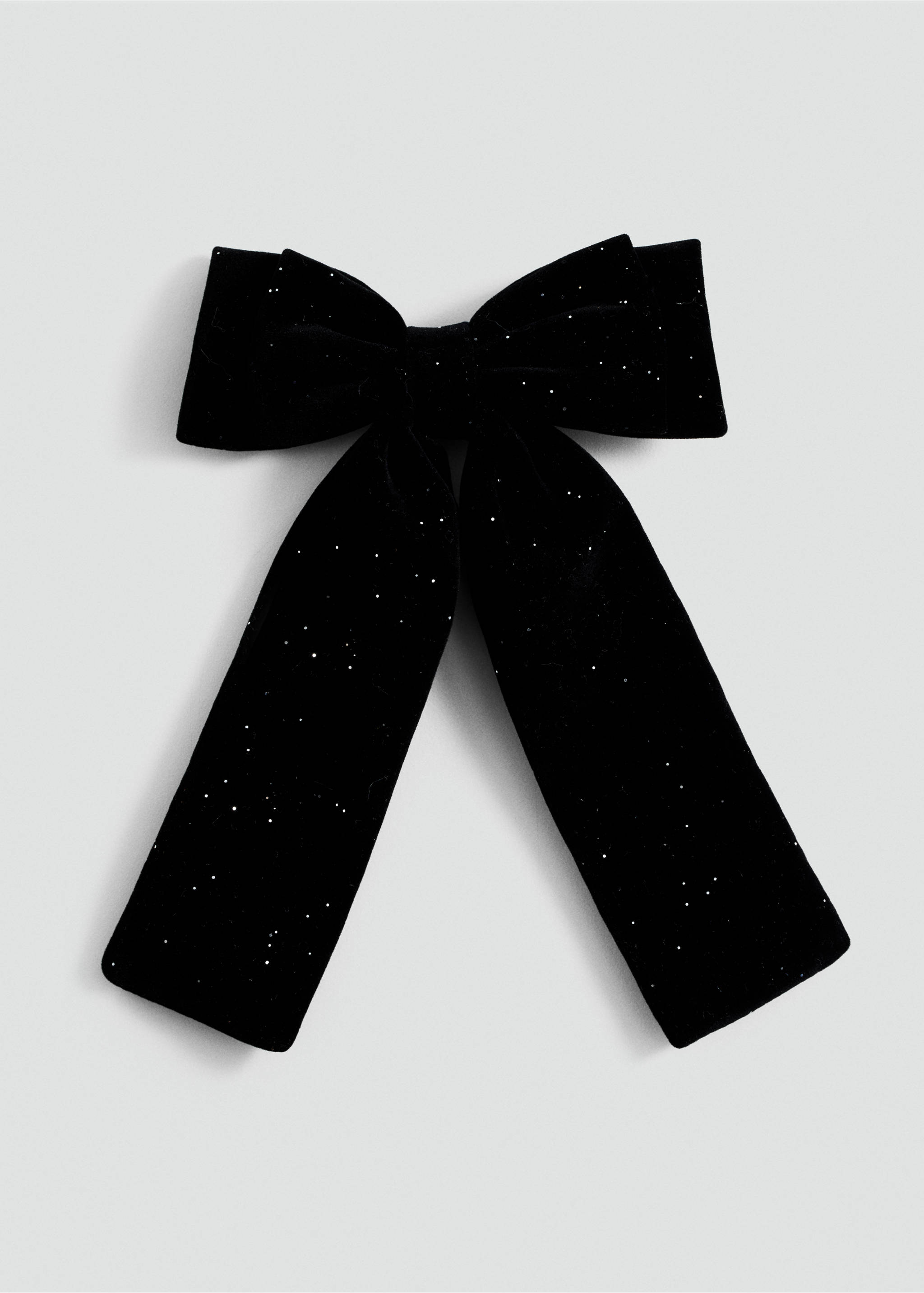 Barrette à cheveux nœud - Article sans modèle, Noir. Ref: 87010311-00.