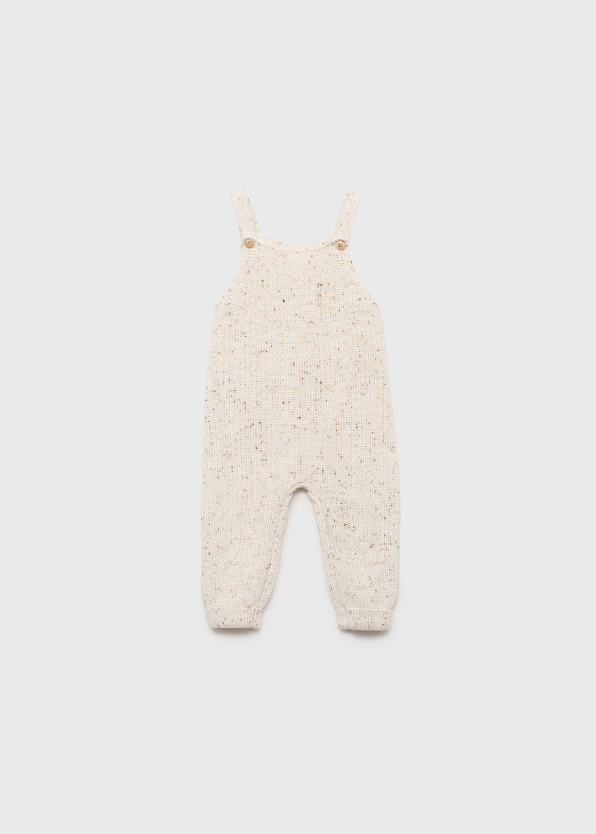 Cotton knit dungarees - Article without model