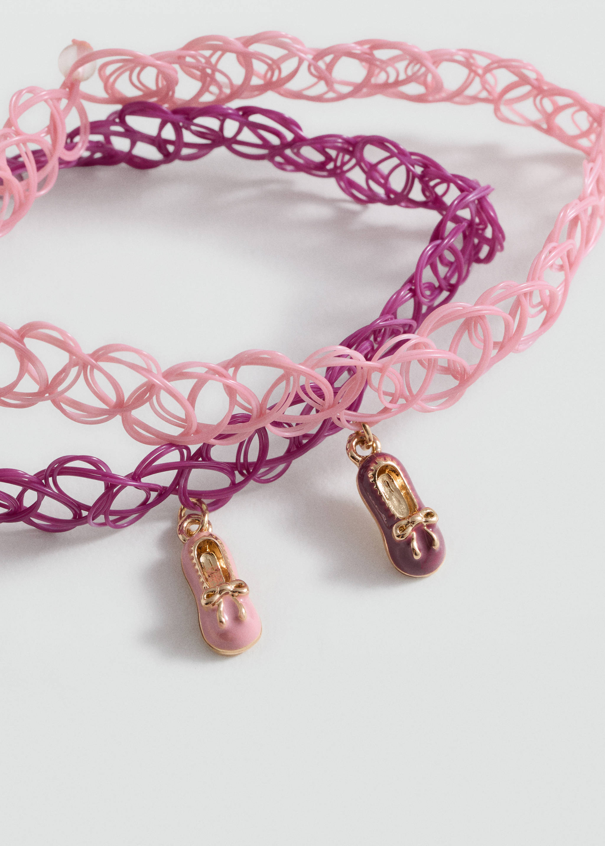 Pack 2 chokers penjoll - Pla mig