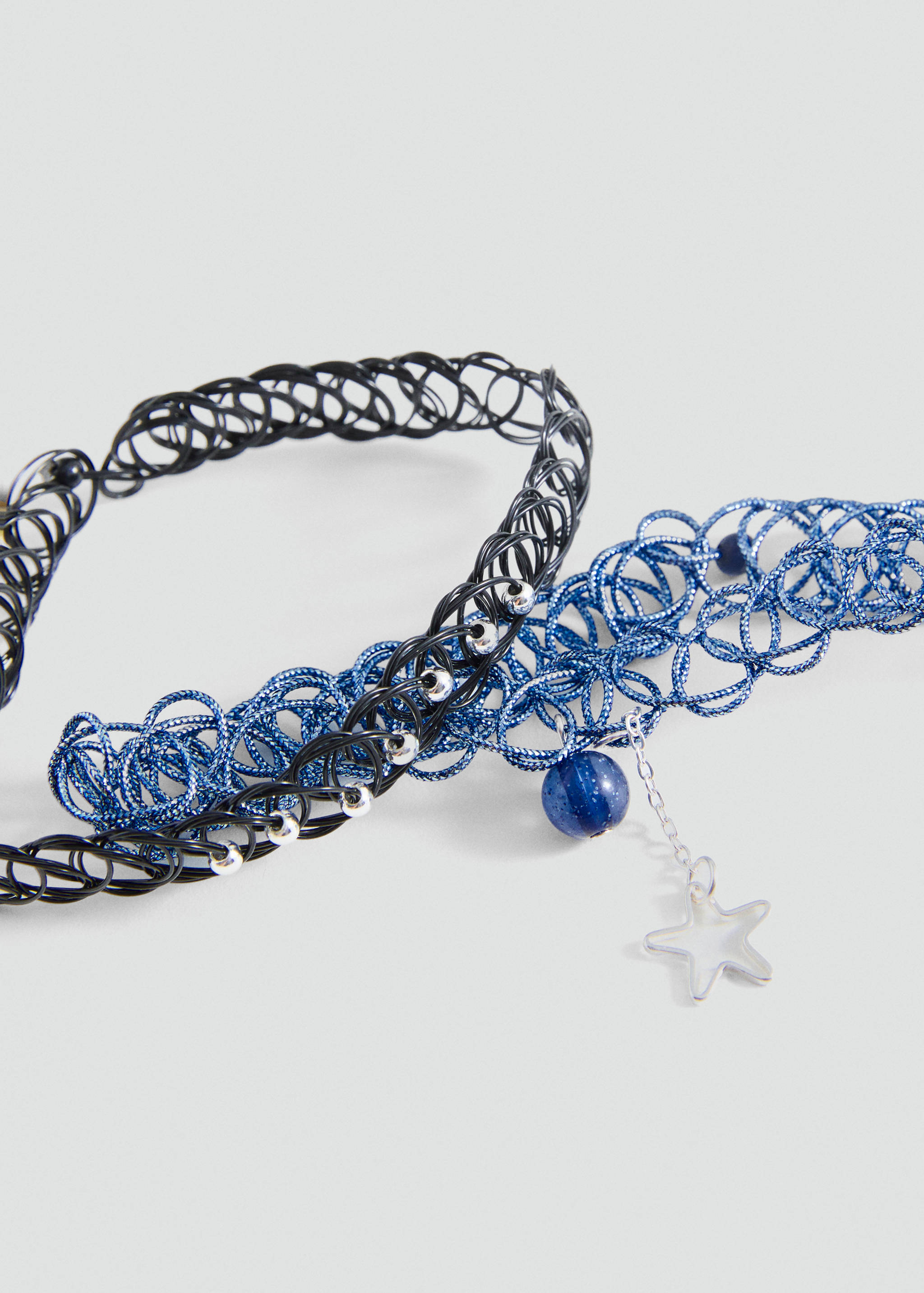 Set de 2 coliere choker - Plan mediu