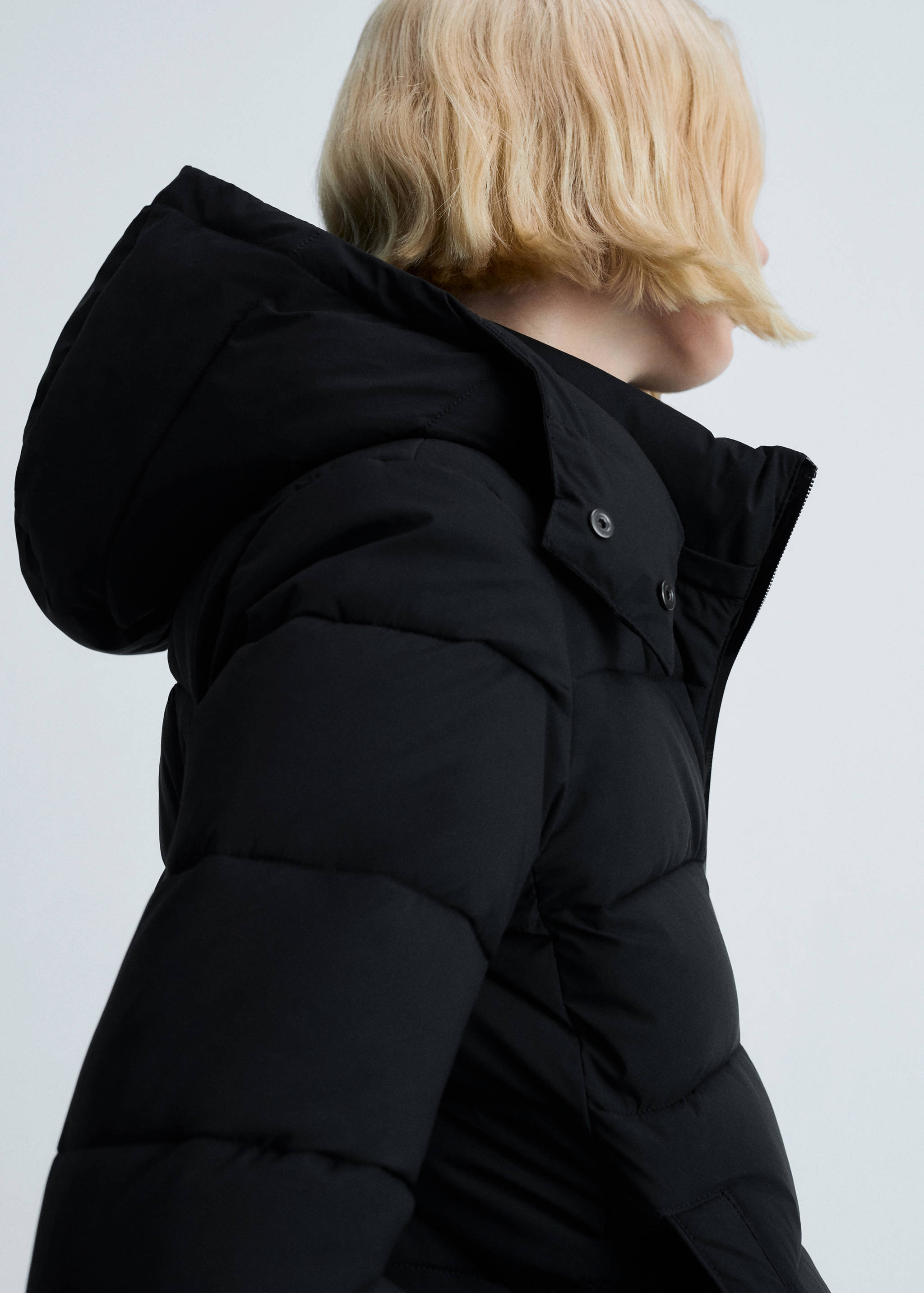 Waterproof gewatteerde midi-anorak - Detail van het artikel 6