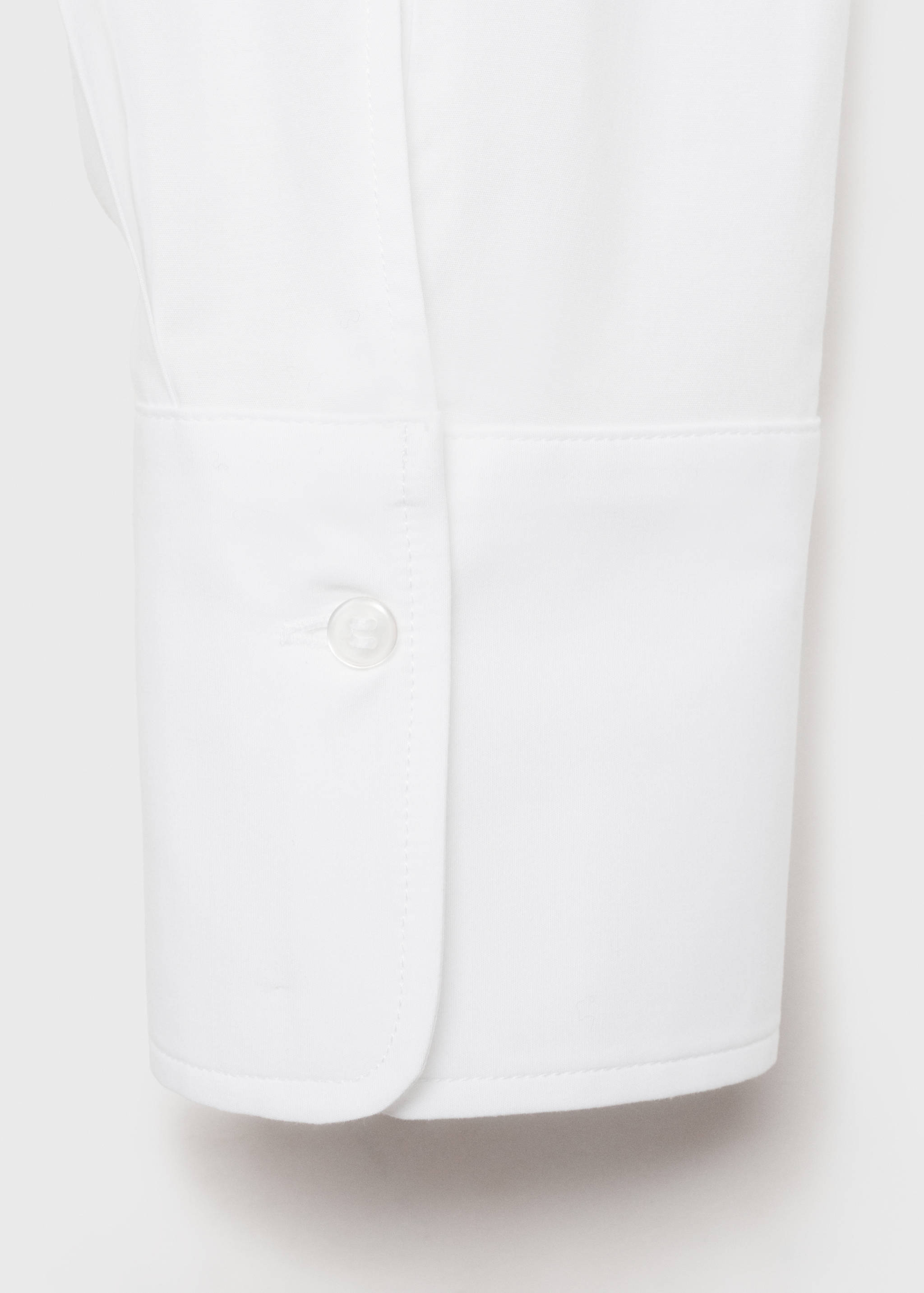 Fitted cotton shirt - Details of the article 0