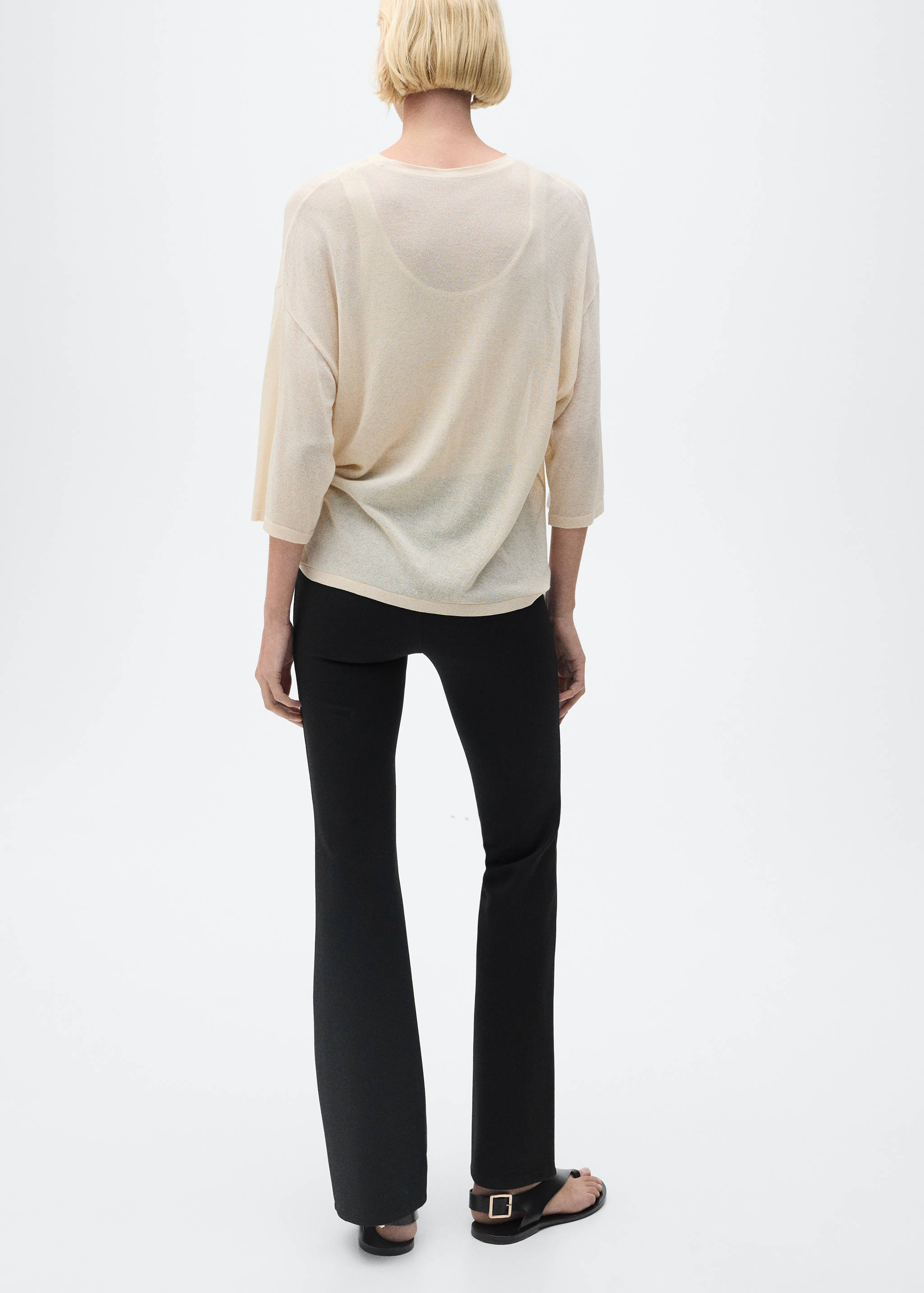 Leggings acampanados - Reverso del artículo