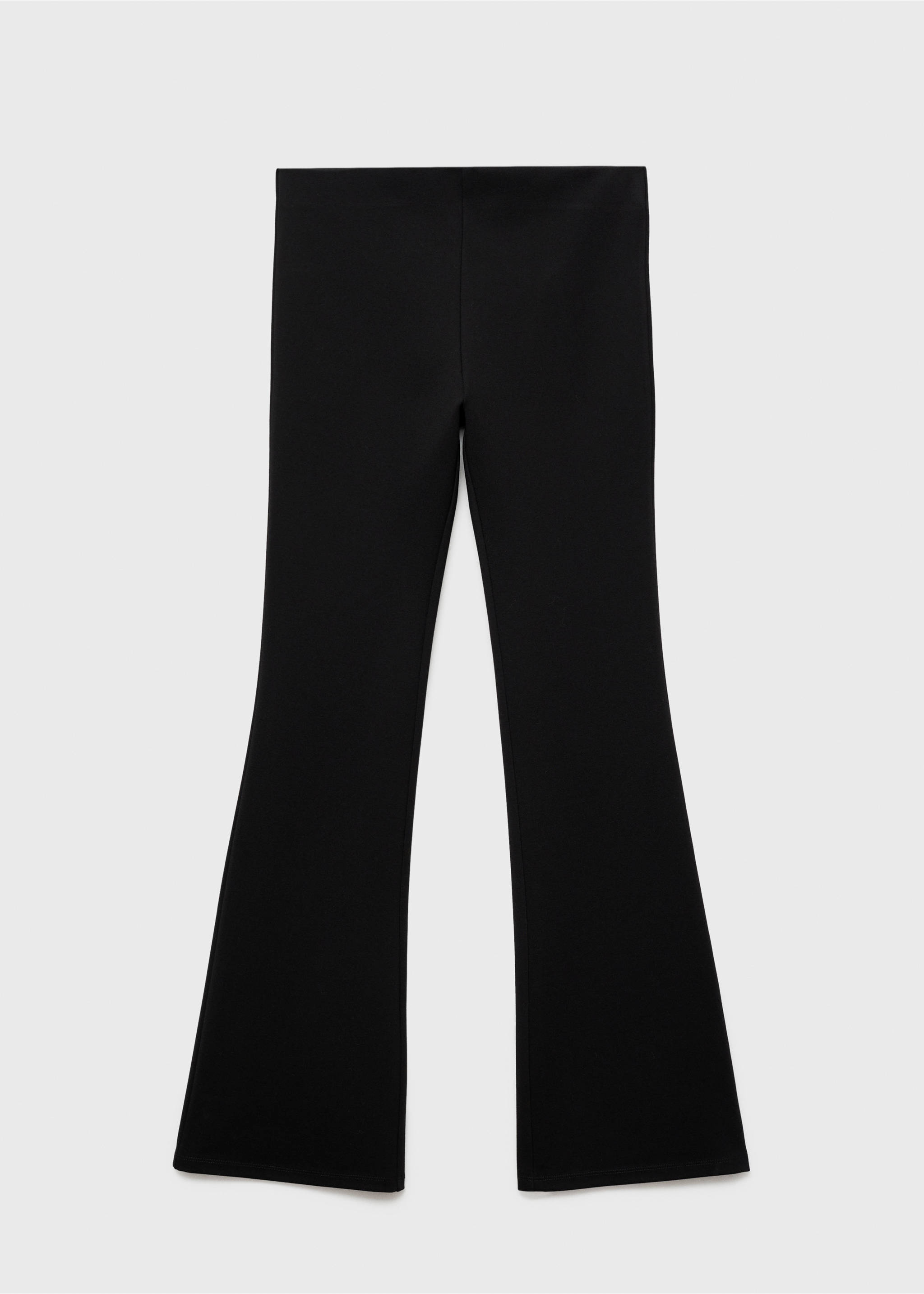 Flared leggings - Article without model, Black. Ref: 87010354-00.