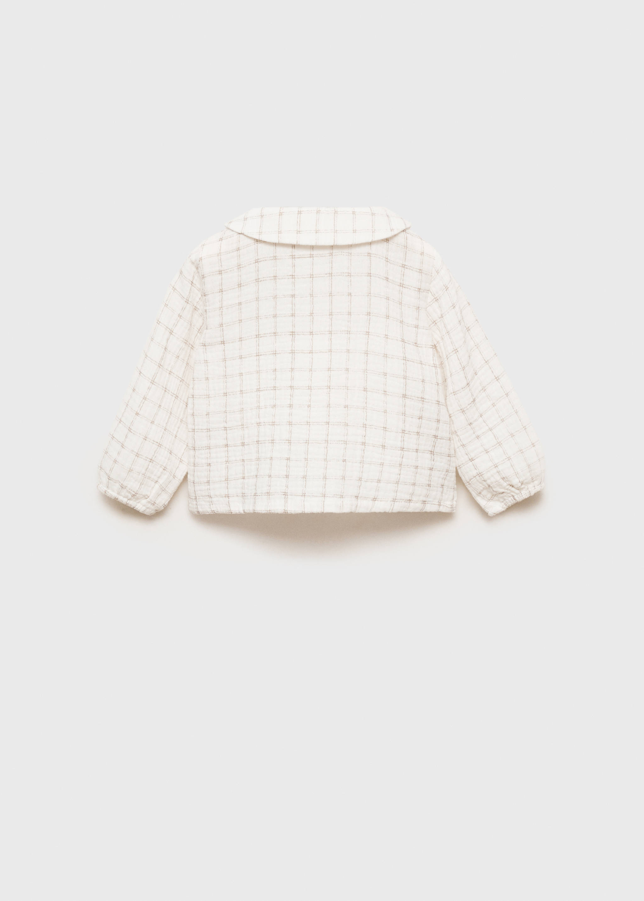 Blouse à carreaux coton - Verso de l’article