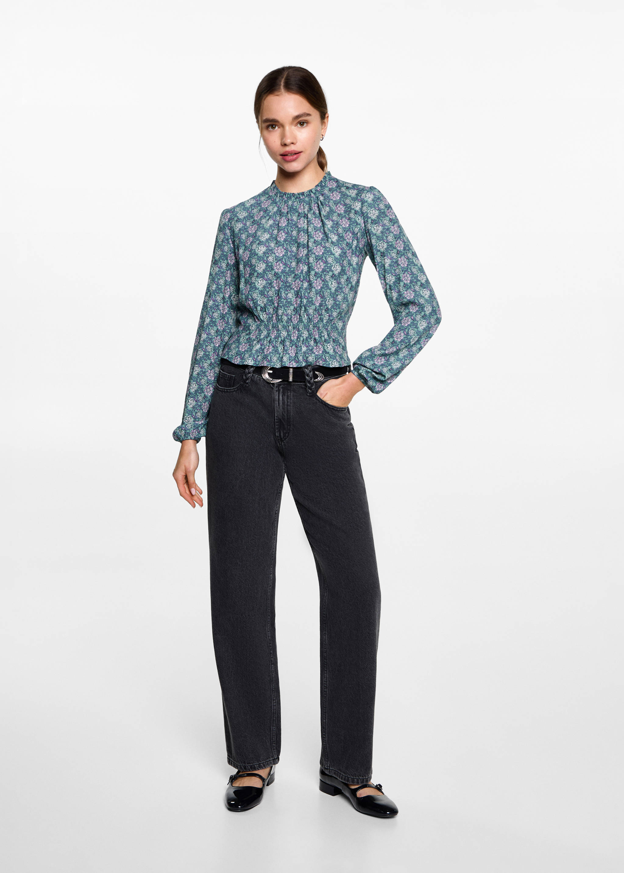 Blusa estampado floral - Plano general