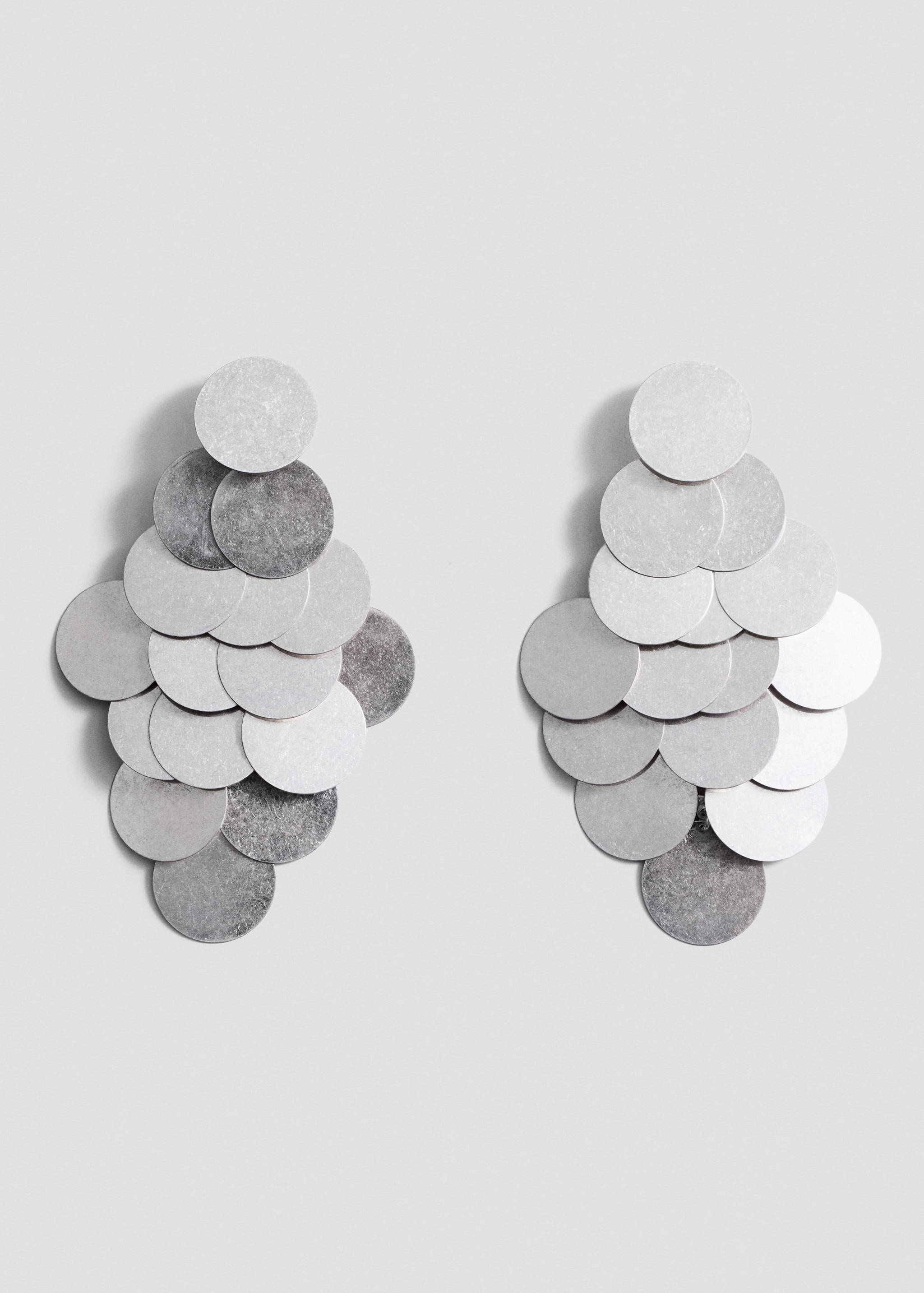 Cascade disc earrings - Article without model