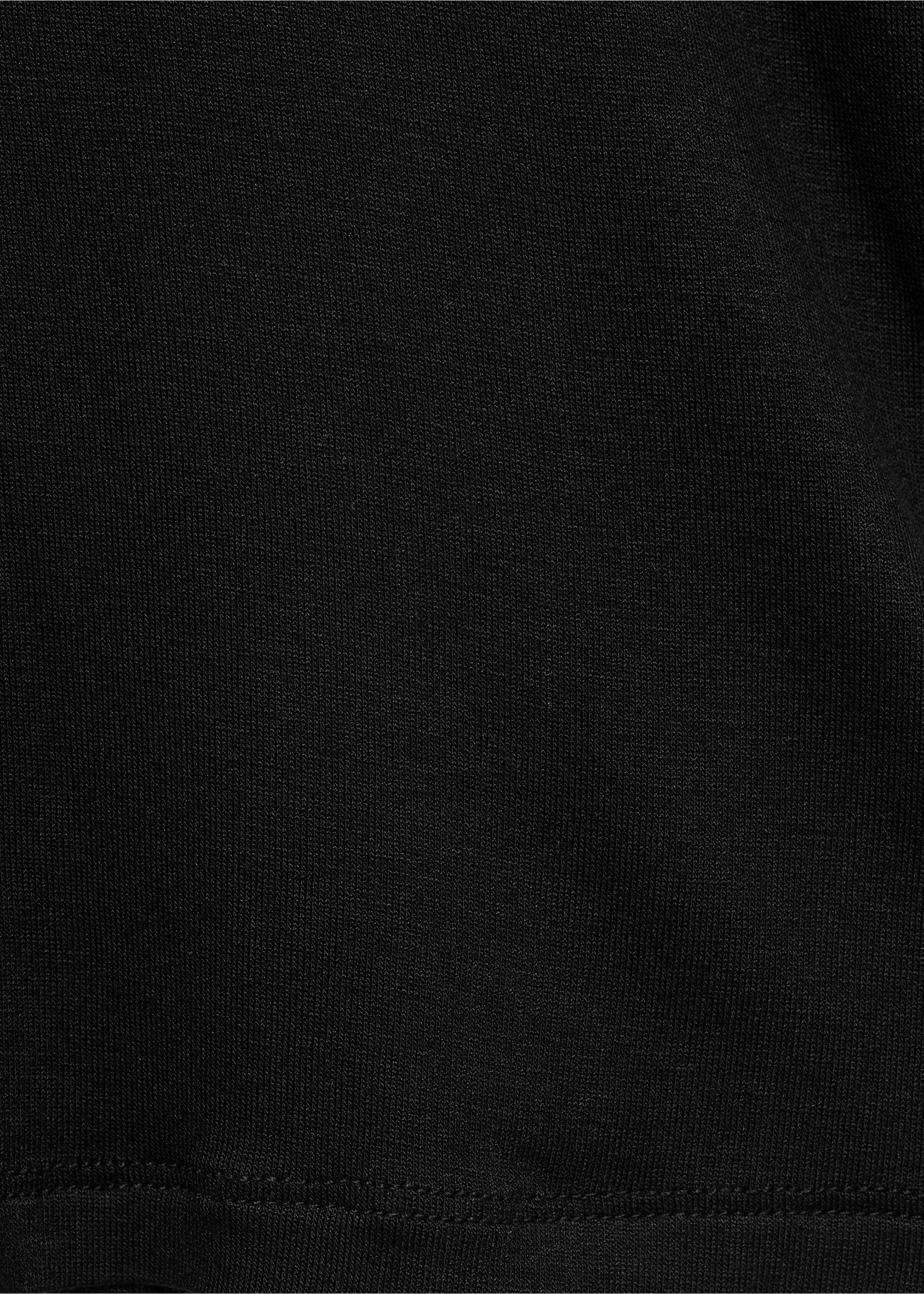 Turtleneck long-sleeved t-shirt - Details of the article 0, Black. Ref: 87010430-00.