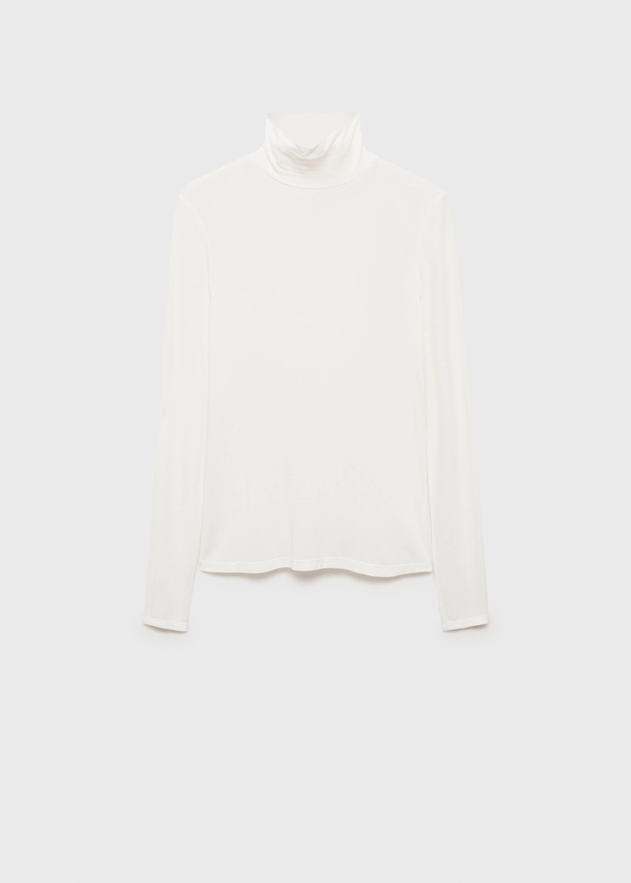 Tailliertes T-Shirt mit hohem Kragen - Artikel ohne Model