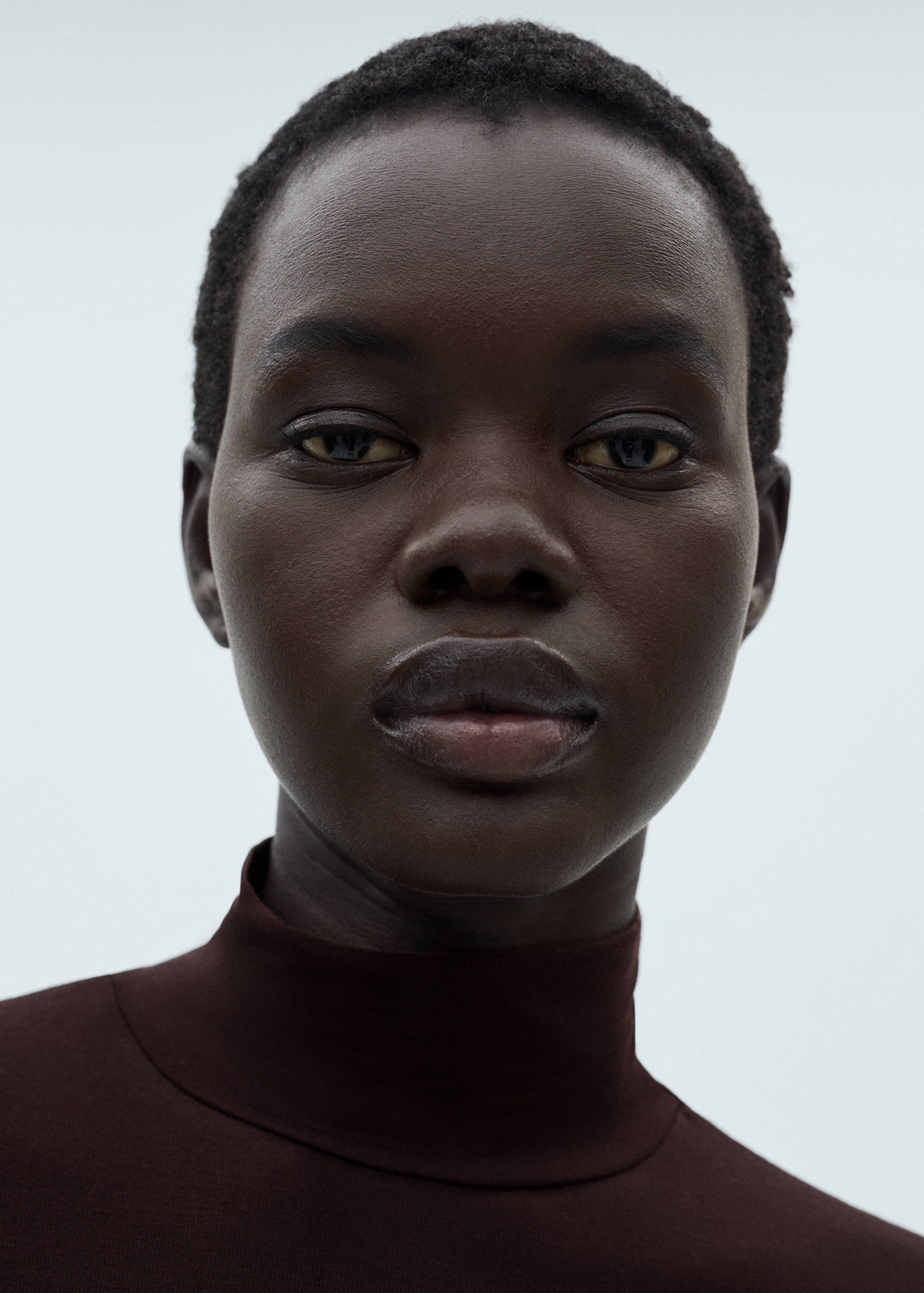 Langärmliges T-Shirt mit halbhohem Kragen - Detail des Artikels 1