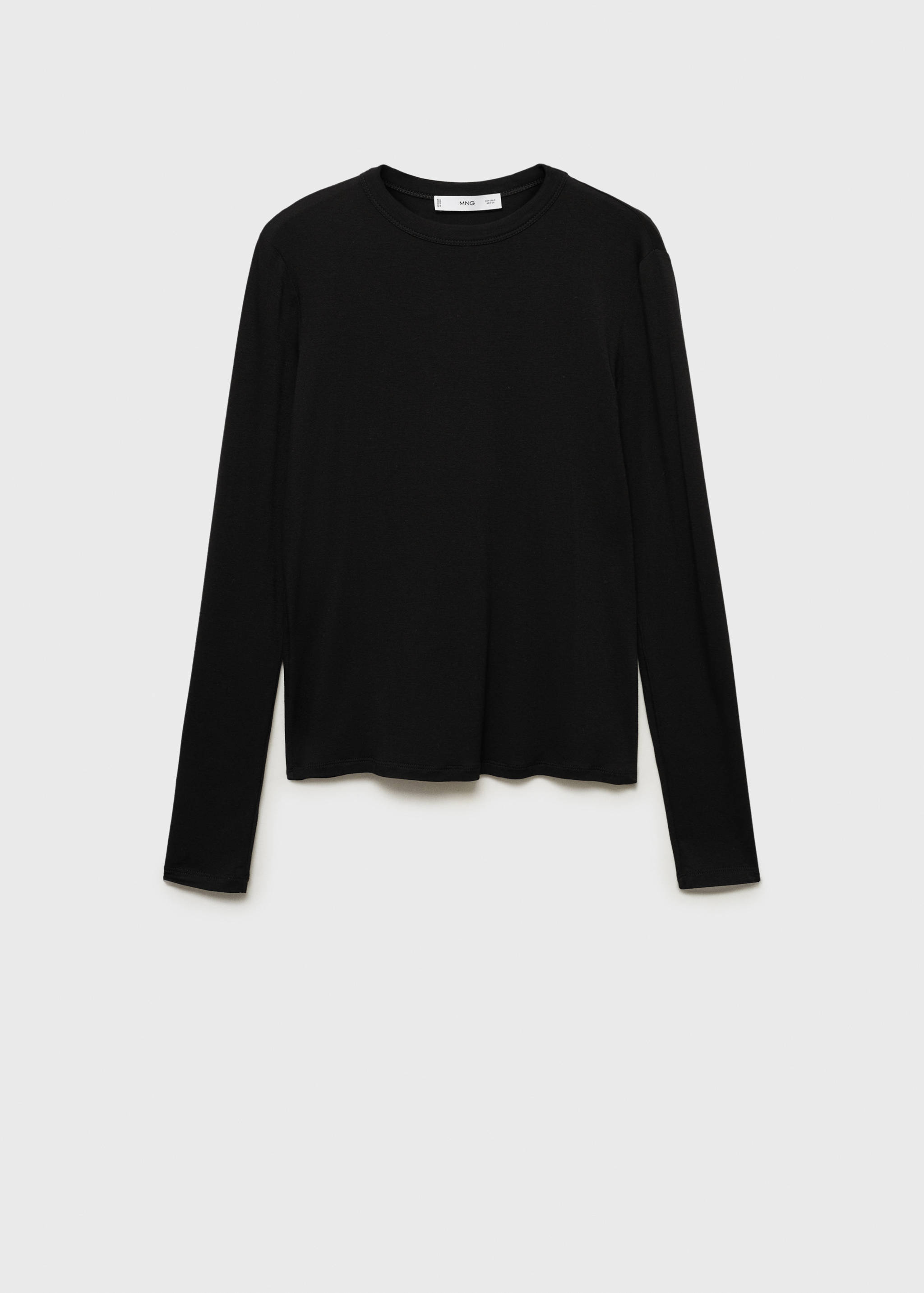 Long-sleeved fitted t-shirt - Article without model