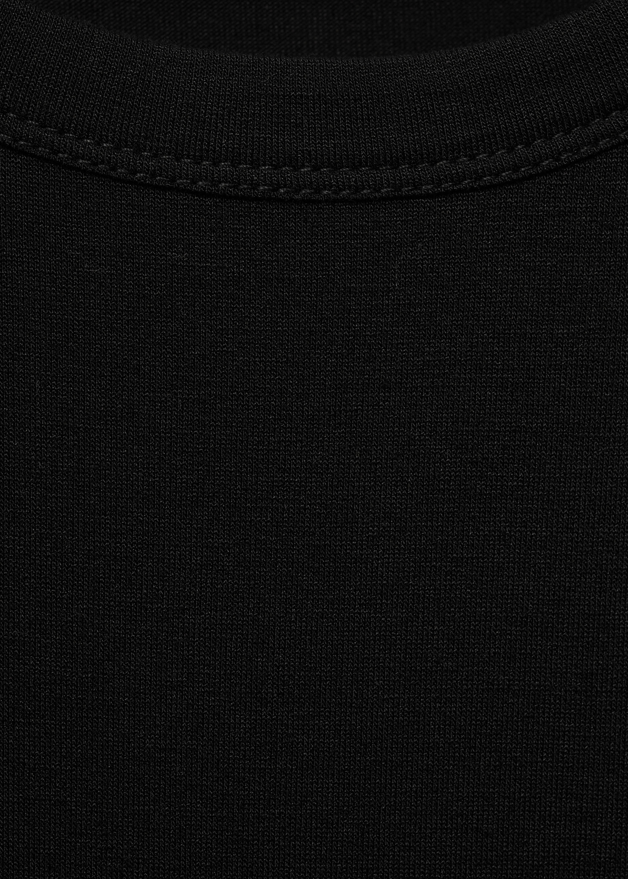 Long-sleeved fitted t-shirt - Details of the article 0