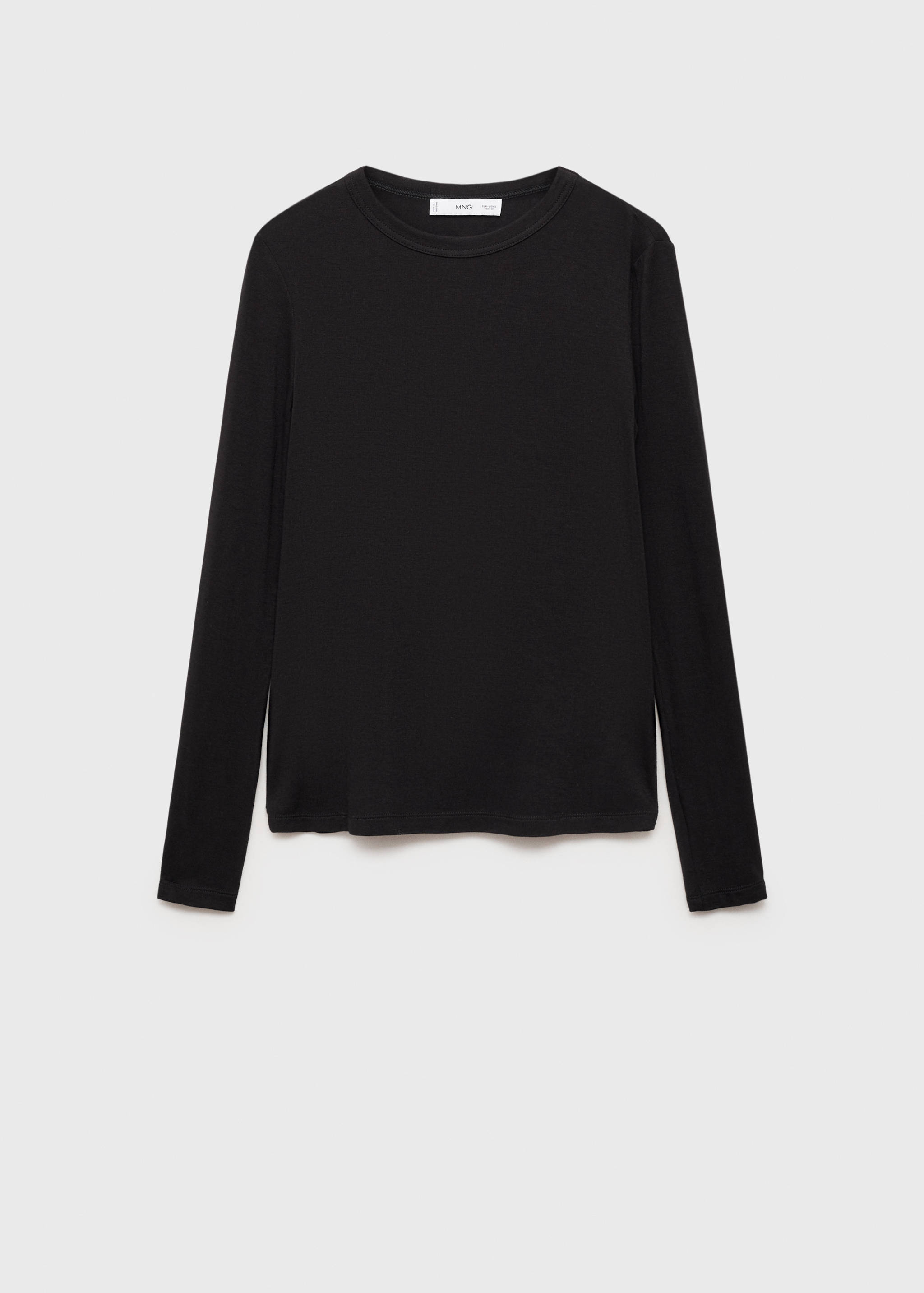 Long-sleeved fitted t-shirt - Article without model